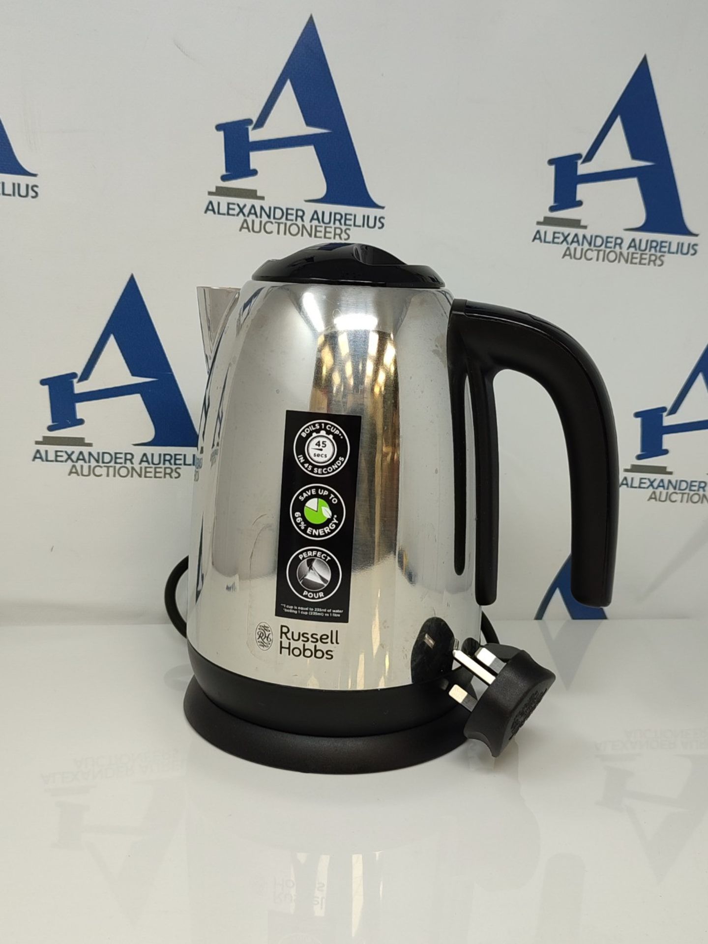 Russell Hobbs 23911 Adventure Polished Stainless Steel Electric Kettle Open Handle, 30 - Image 3 of 3