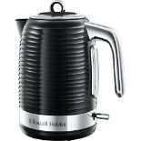Russell Hobbs 24361 Inspire Electric Fast Boil Kettle, 3000 W, 1.7 Litre, Black with C