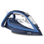 RRP £73.00 Tefal Steam Iron, Turbo Pro Anti-scale, 2800 W, 30ML, Dark Blue, FV5670