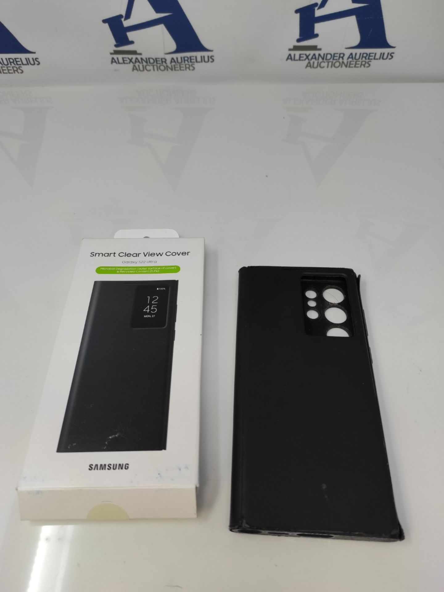 Samsung Official S22 Ultra Smart Clear View Cover Black - Image 2 of 2