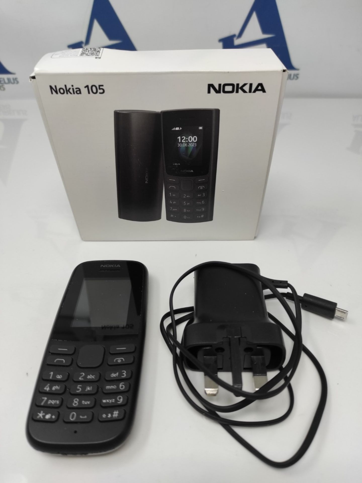 Nokia 105 2G Feature Phone with long-lasting battery, 12 hours of talk-time, wireless - Image 2 of 2