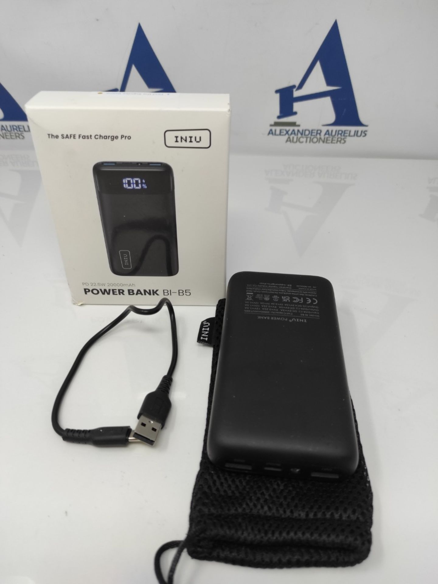 INIU Power Bank, 20000mAh Fast Charging Portable Charger, 22.5W Powerbank with USB C I - Image 2 of 2