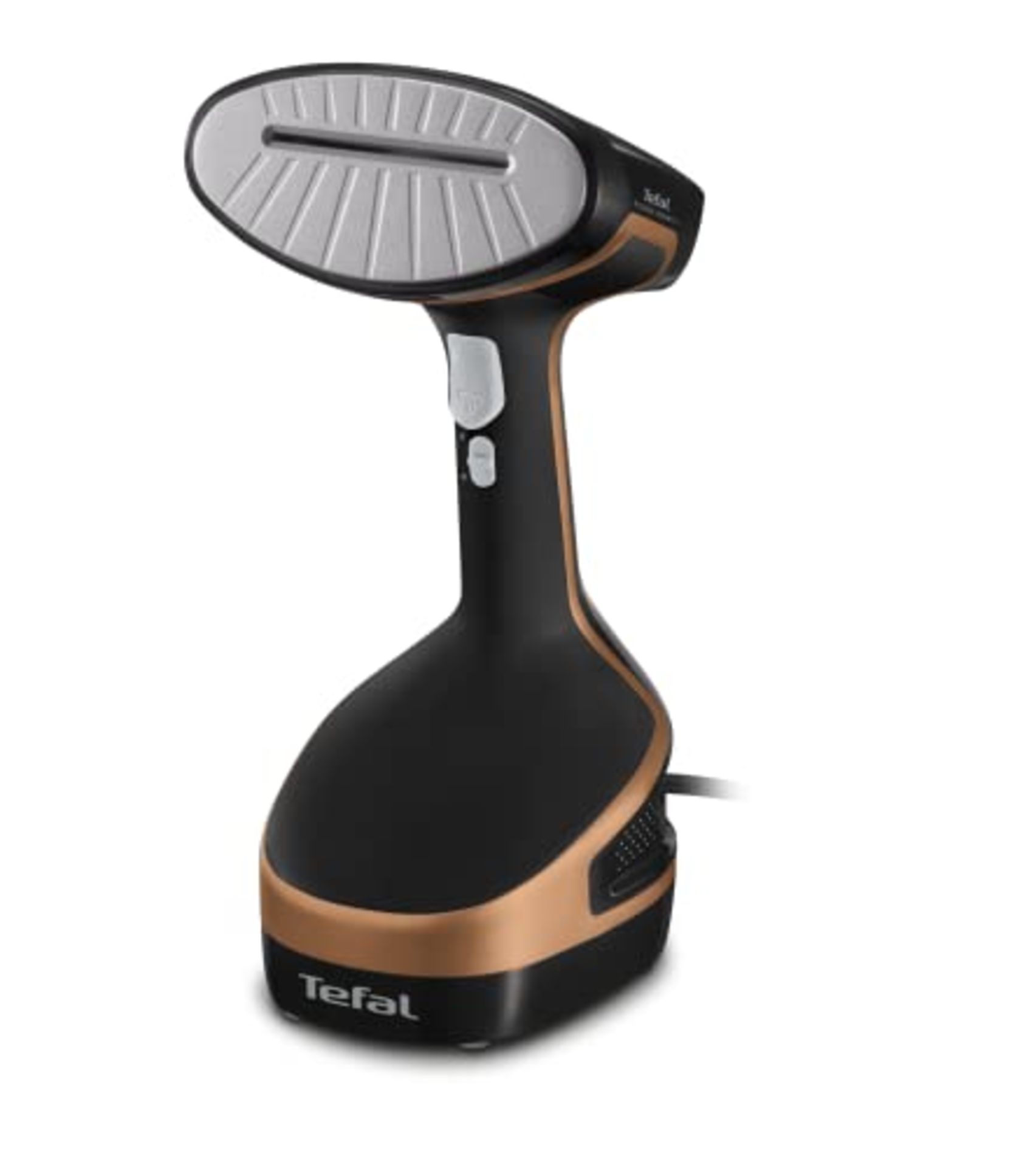 RRP £59.00 Tefal Access Steam+ Clothes Steamer, 1600W, Black & Rose Gold, Amazon Exclusive, DT810