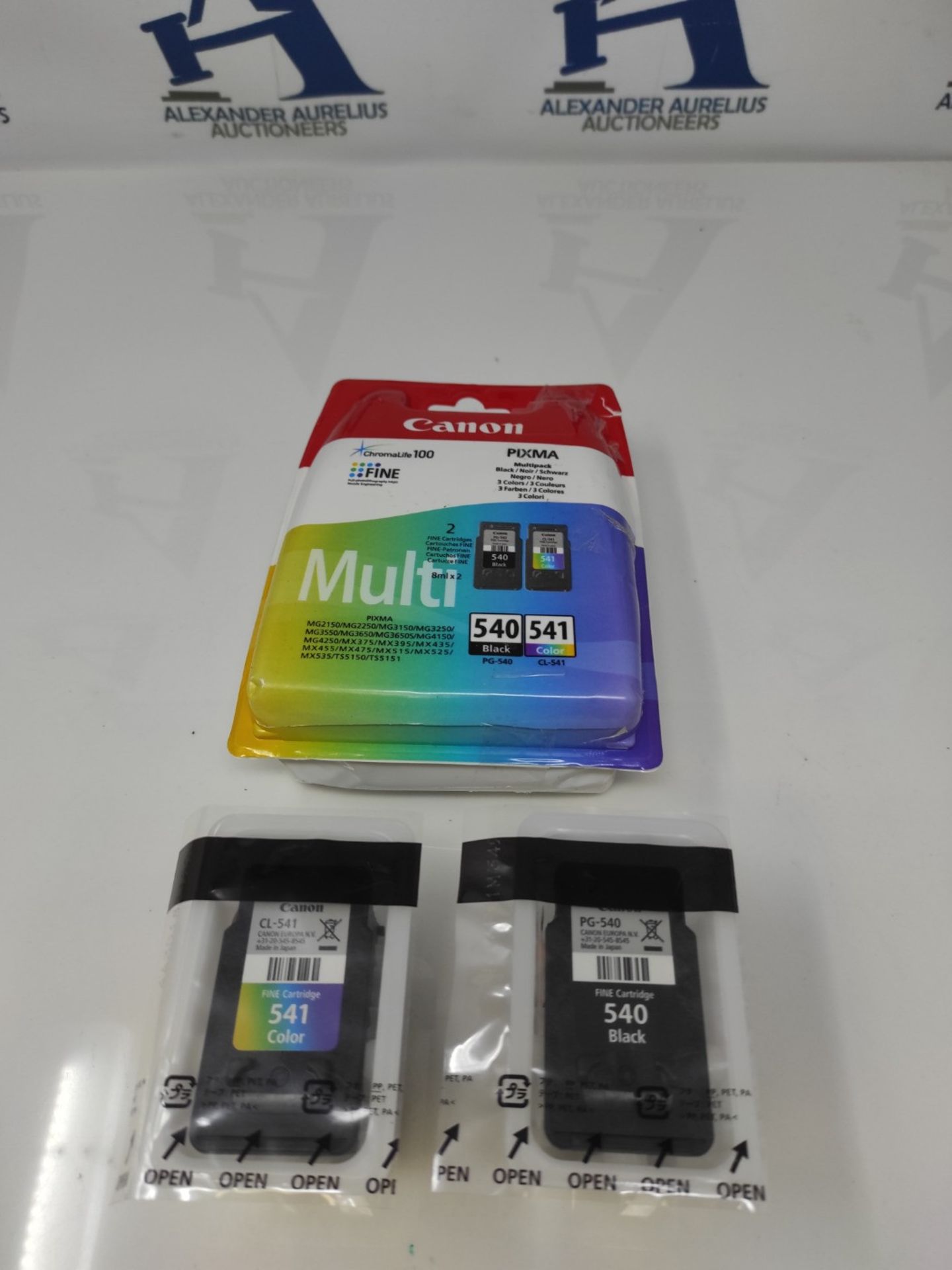 Canon PG-540 Black + CL-541 Colour Genuine Ink Cartridges  Multipack - Image 2 of 2