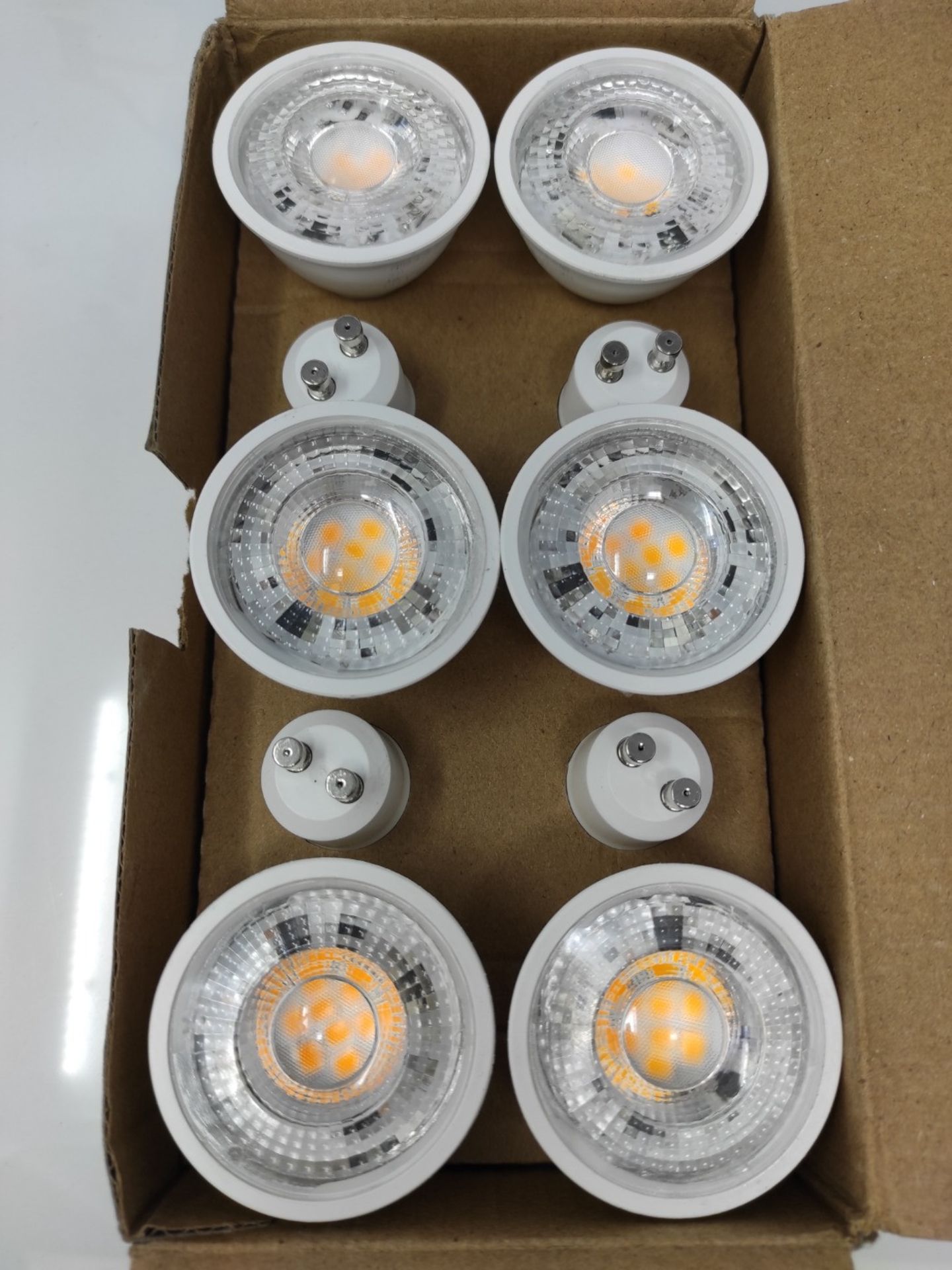 GU10 LED Bulbs Dimmable, Warm White 2700K, 50W Halogen Spotlight Replacement, 4.9W Dim