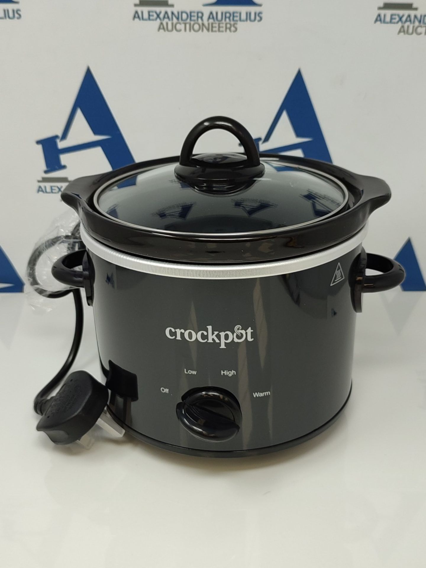 Crockpot Slow Cooker | Removable Easy-Clean Ceramic Bowl | 1.8 L Small Slow Cooker (Se - Image 3 of 3