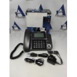 RRP £80.00 Panasonic KX-TGF320 Corded and Cordless Home office Telephone Kit with Answerphone and