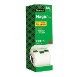 Scotch Magic Tape, Value Pack, 8 Rolls , 19 mm x 33 m - General Purpose Sticky Tape fo