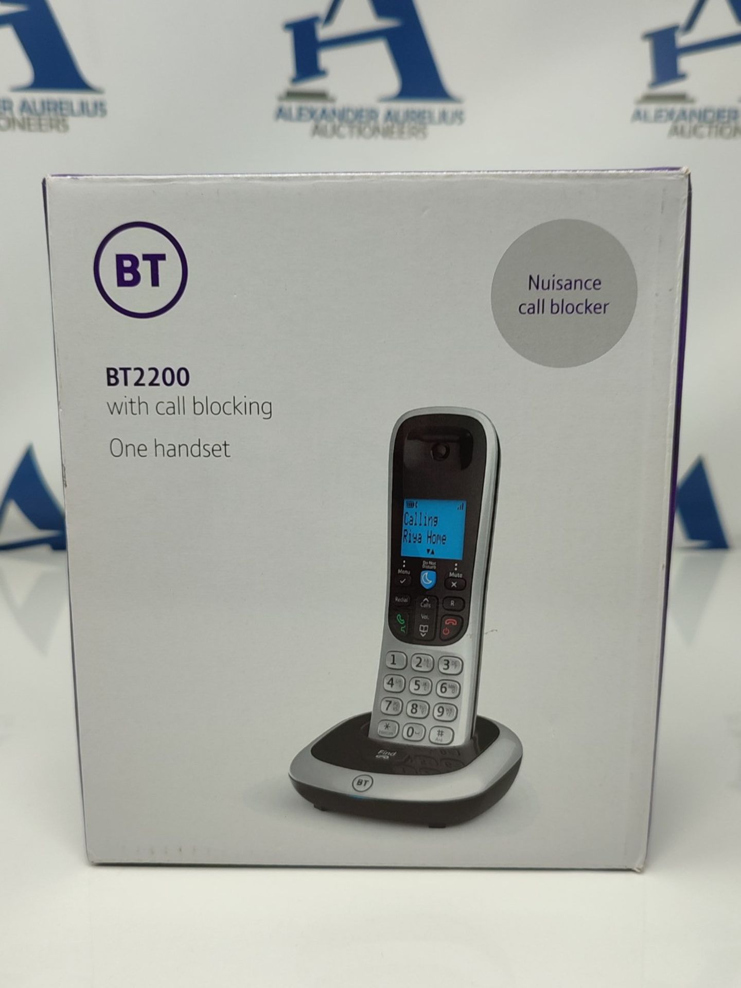 BT 2200 Cordless Landline House Phone with Nuisance Call Blocker, Single Handset Pack - Bild 2 aus 3