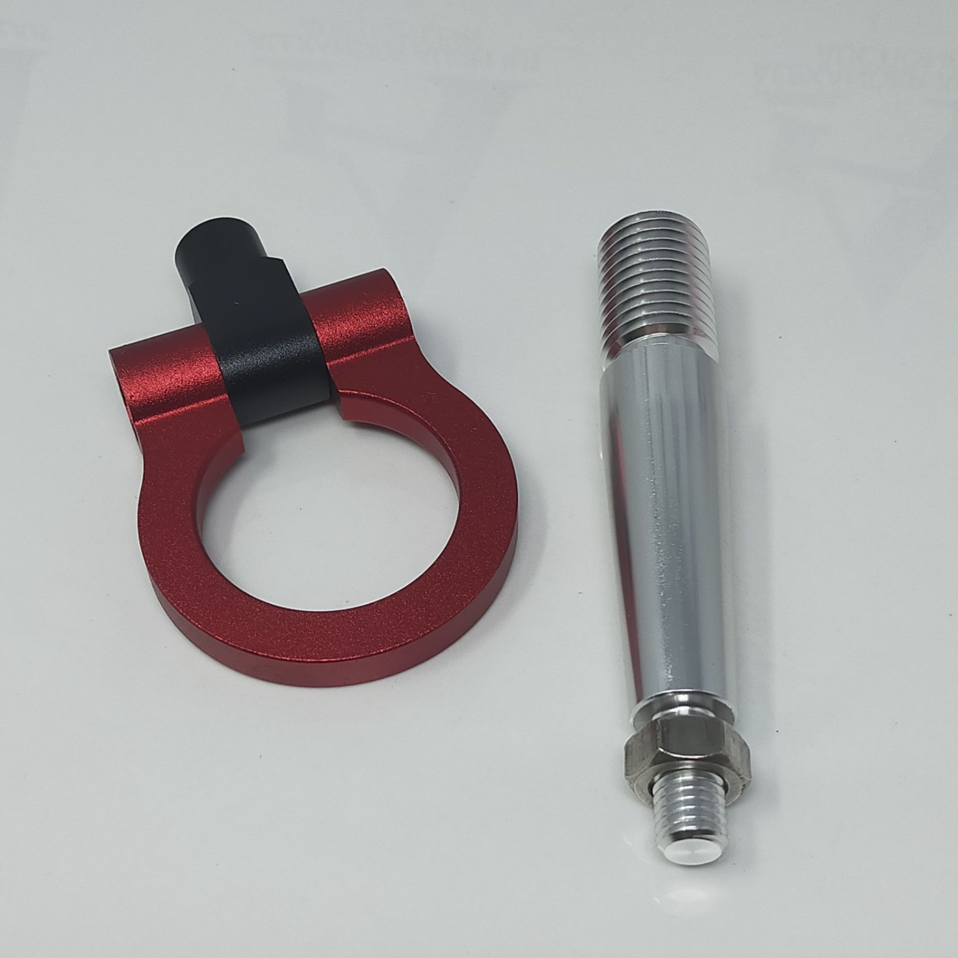 Tow Hook Screw, Tow Hook compatible with JDM Style Screw on Track Racing Towing Tow Ho - Bild 2 aus 2