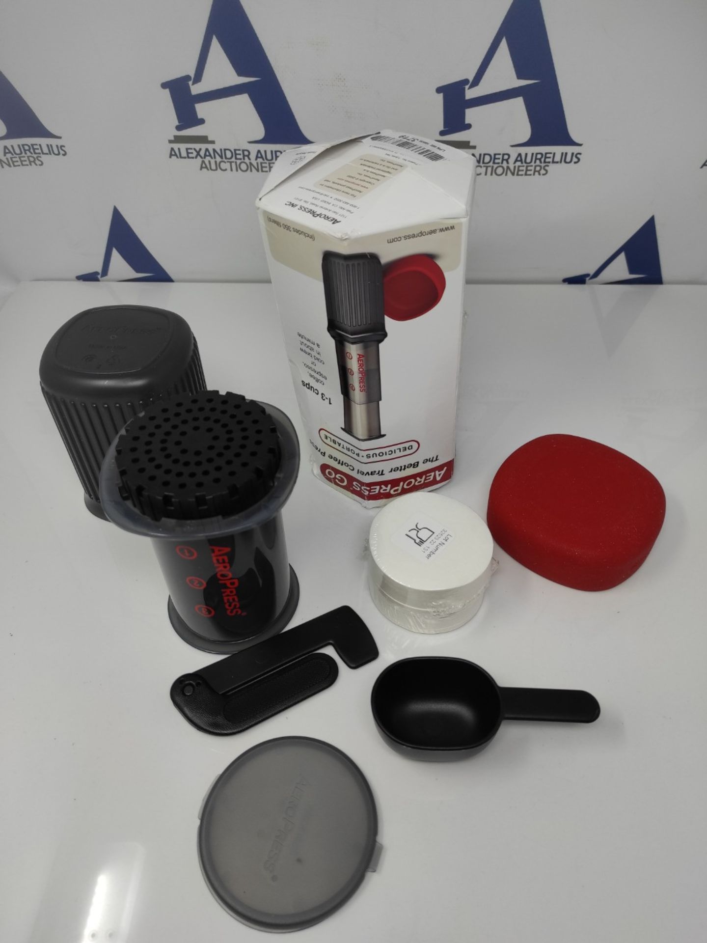 Aeropress Go Portable Travel Coffee Press Kit, 1-3 Cups in a Minute, Coffee, Espresso,