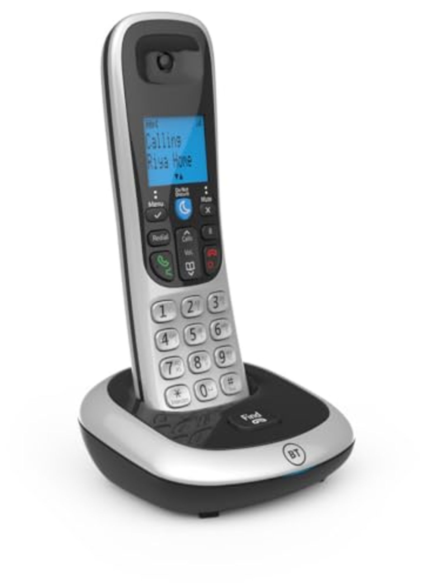 BT 2200 Cordless Landline House Phone with Nuisance Call Blocker, Single Handset Pack