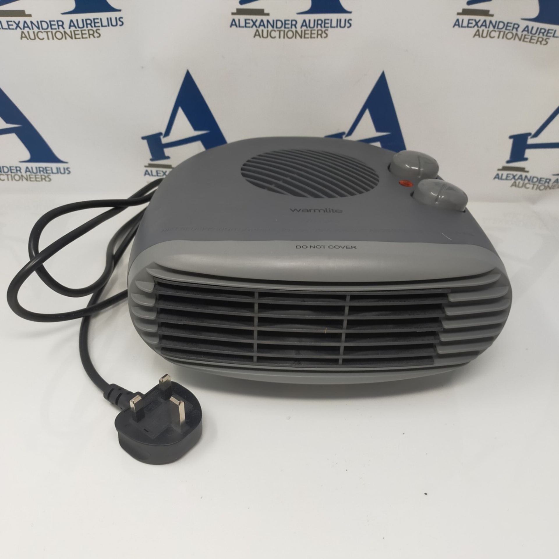 Warmlite WL44004DT 2000W Portable Flat Fan Heater with 2 Heat Settings and Overheat Pr - Bild 3 aus 3