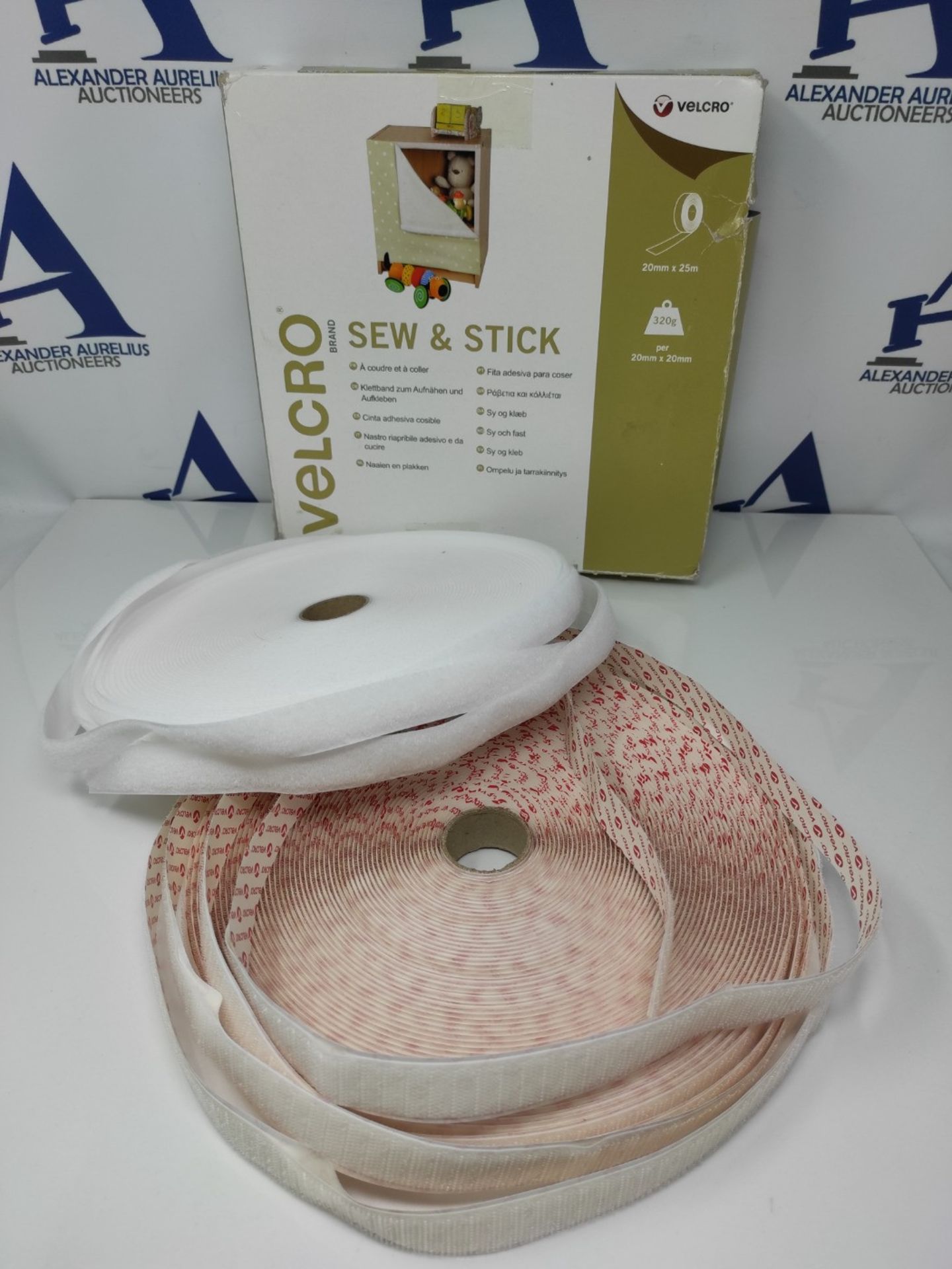 VELCRO® Brand | Sew & Stick Fabric Tape | Cut-to-Length Strong Hook & Loop Self Adhes - Bild 2 aus 2