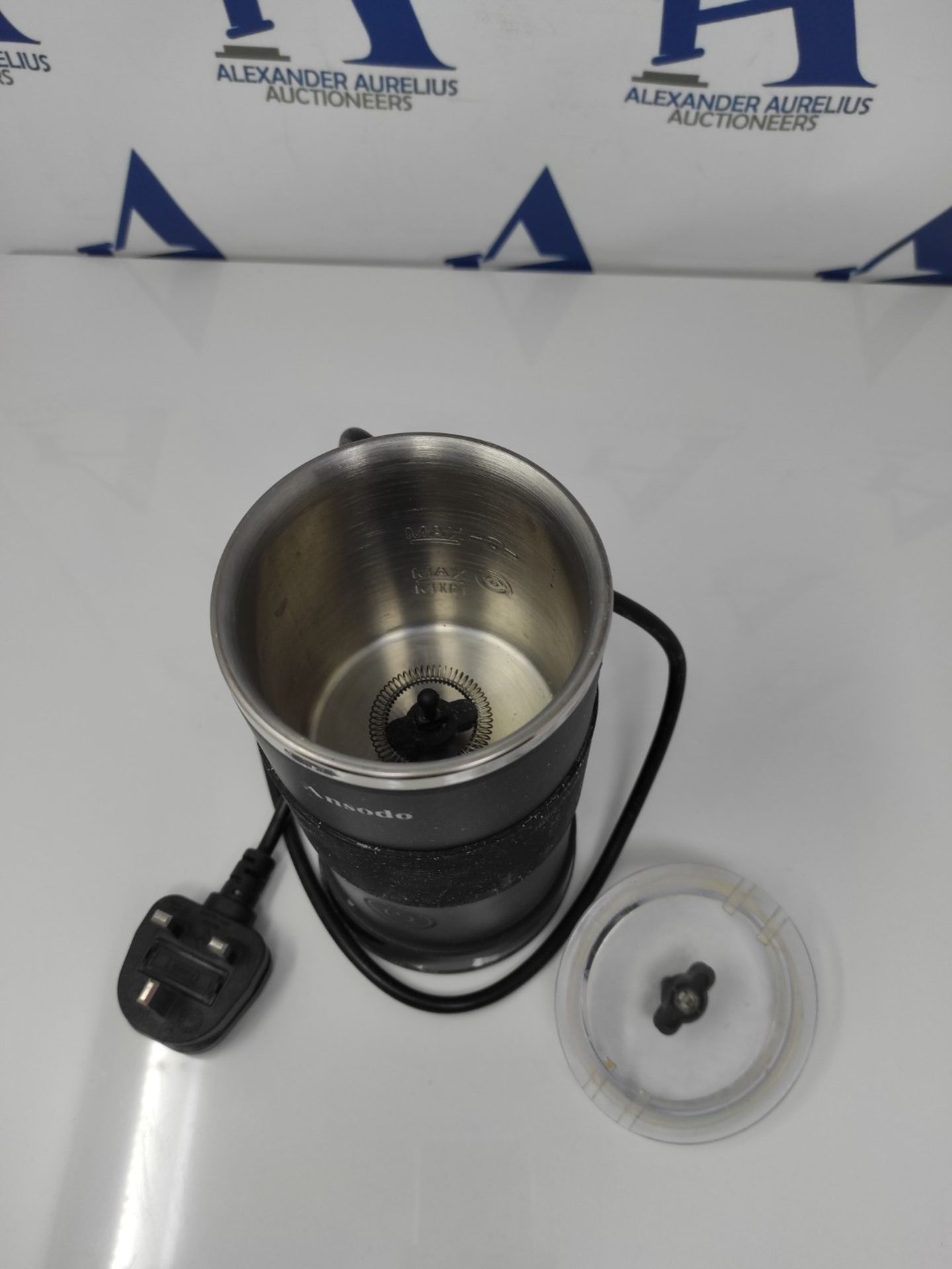 5 in 1 Electric Milk Frother and Heater 600W 240ML, Automatic Milk Frothers for Coffee - Image 2 of 2