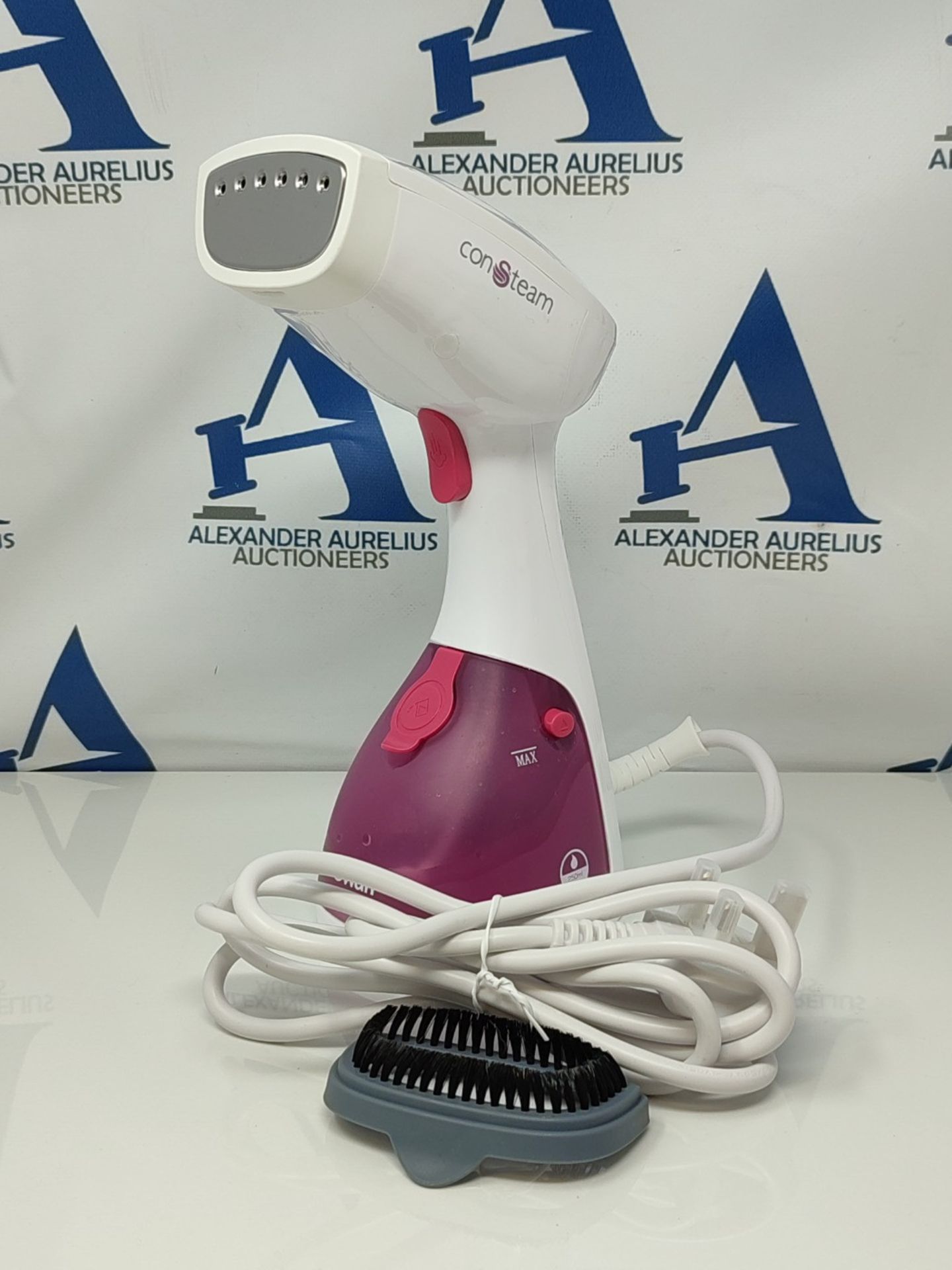 Swan, SI12020N, Handheld Garment Steamer, Lightweight and Compact, 1100W, Iron, Pink - Image 3 of 3