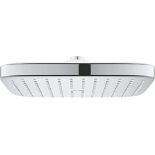 RRP £99.00 GROHE Vitalio Comfort 250 - Cube Shower Head with Relaxing Rain Spray (Anti-Limescale