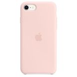 Apple Silicone Case (for iPhone SE) - Chalk Pink