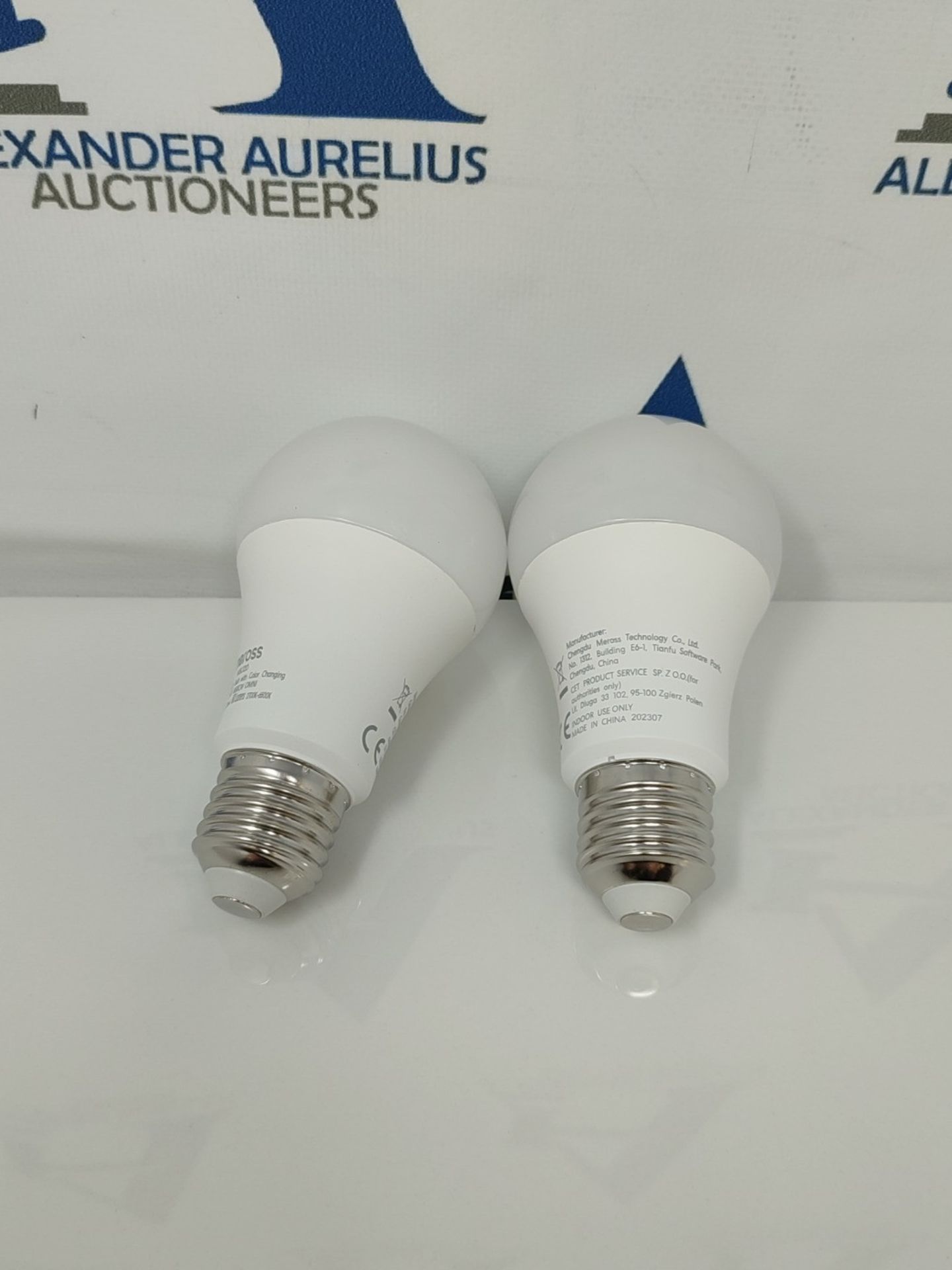 meross Smart Bulb E27, 9W, Alexa Light Bulbs That Work with Alexa, Google and SmartThi - Image 2 of 2