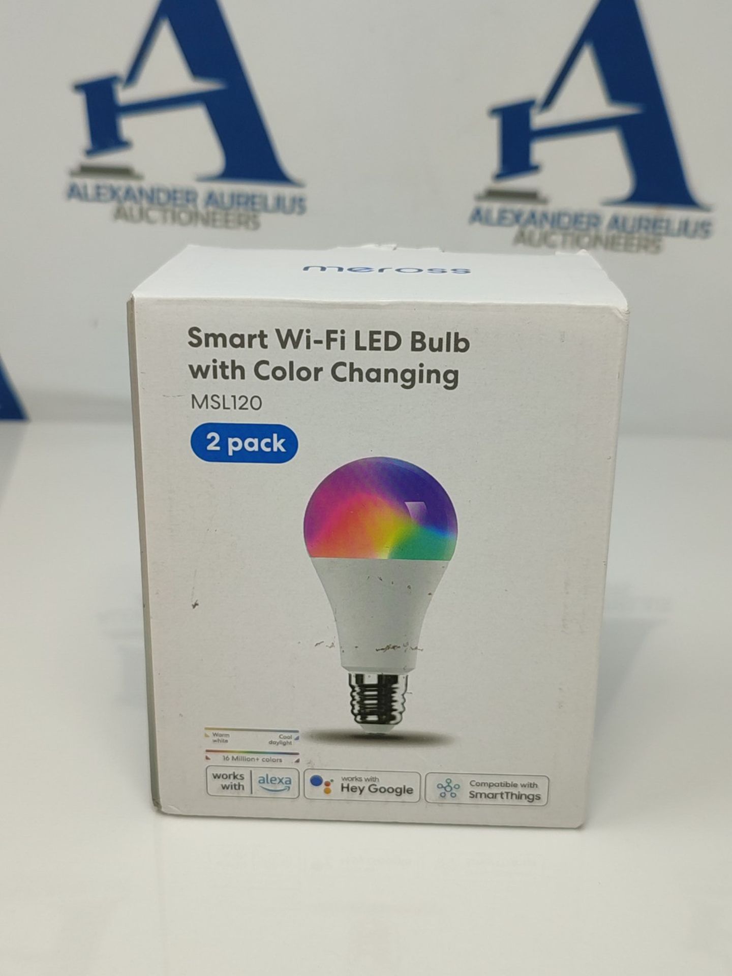 meross Smart Bulb E27, 9W, Alexa Light Bulbs That Work with Alexa, Google and SmartThi