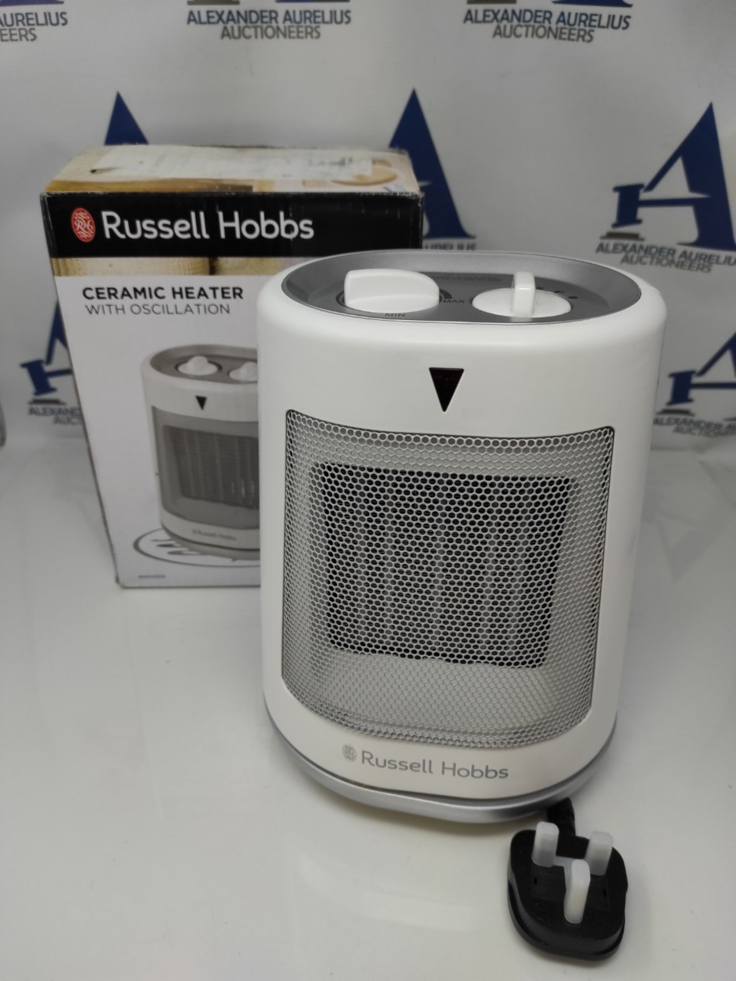 Russell Hobbs 2000W/2KW Electric Heater in White PTC Ceramic Space Heater, Portable Os - Bild 2 aus 2