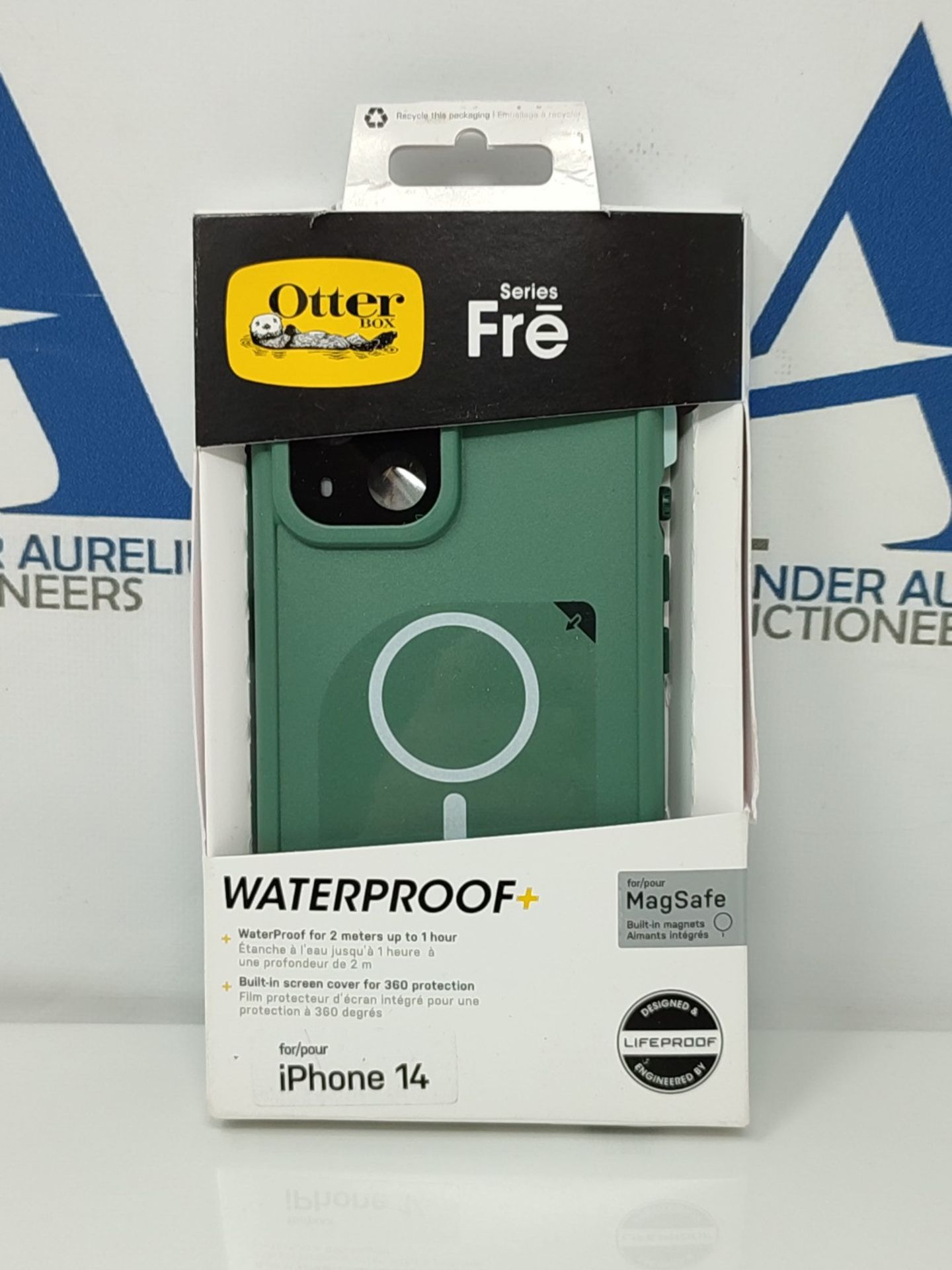RRP £79.00 OtterBox Fre Case for iPhone 14 for MagSafe, Waterproof (IP68), Shockproof, Dirtproof, - Bild 2 aus 3