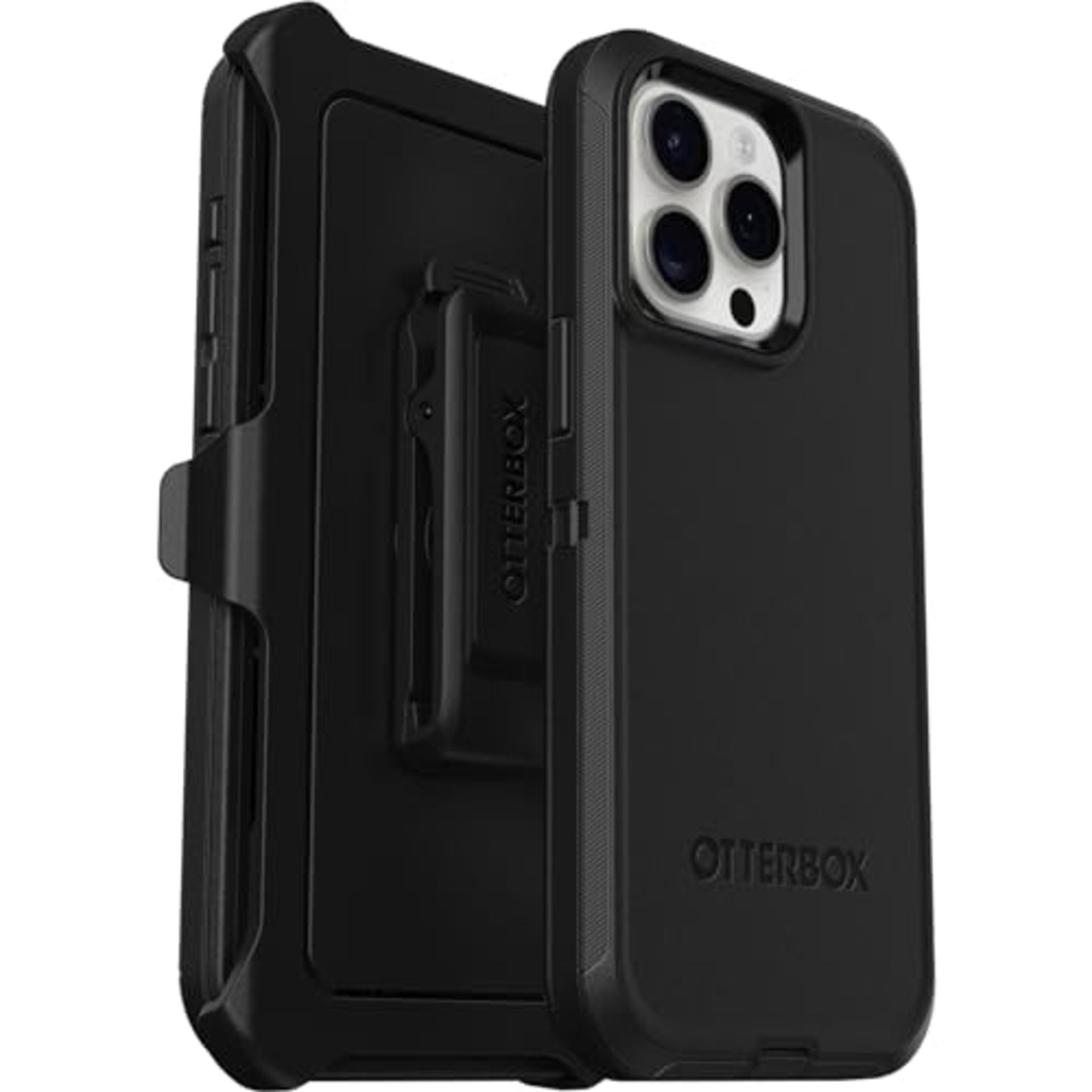 OtterBox Defender Case for iPhone 15 Pro Max, Shockproof, Drop Proof, Ultra-Rugged, Pr