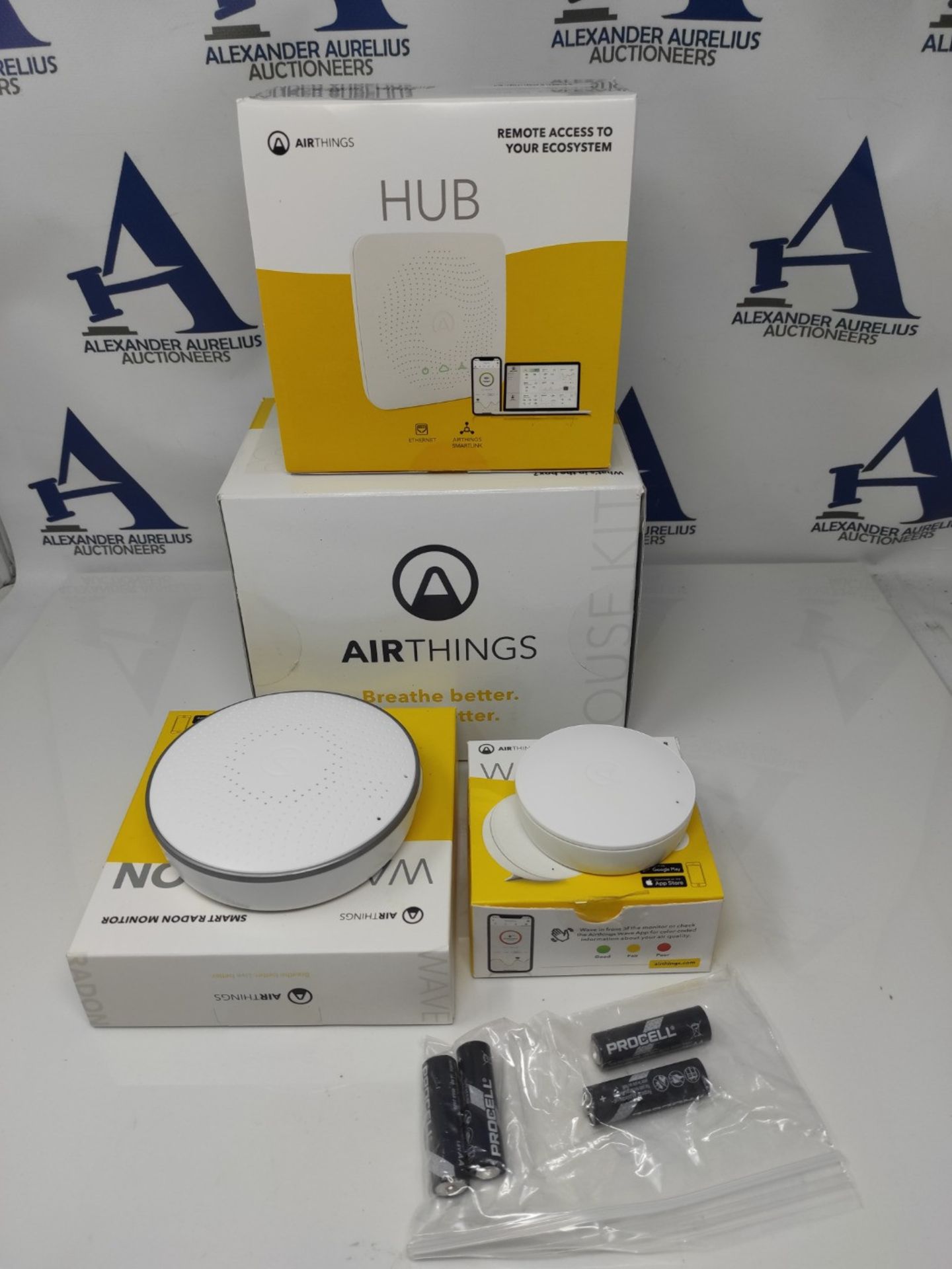 RRP £198.00 [INCOMPLETE] Airthings 420 House Kit - Radon and Indoor Air Quality Monitoring System, - Bild 2 aus 2