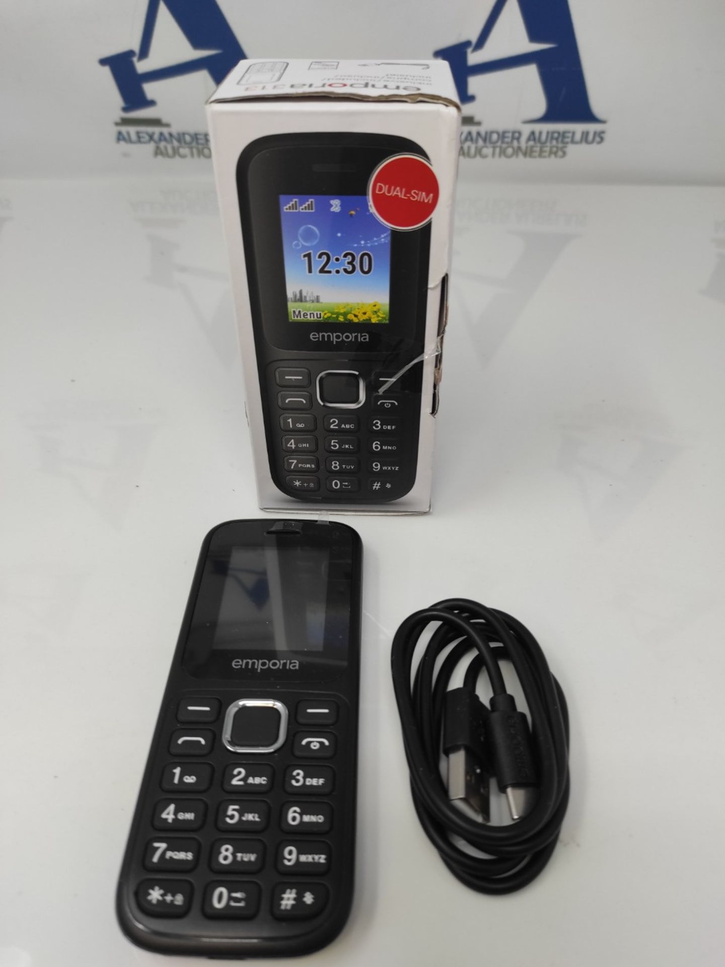 emporiaFN313, 2G mobile phone, Ideal Festival Phone, Dual SIM, 1.77 inch colour displa - Image 2 of 2