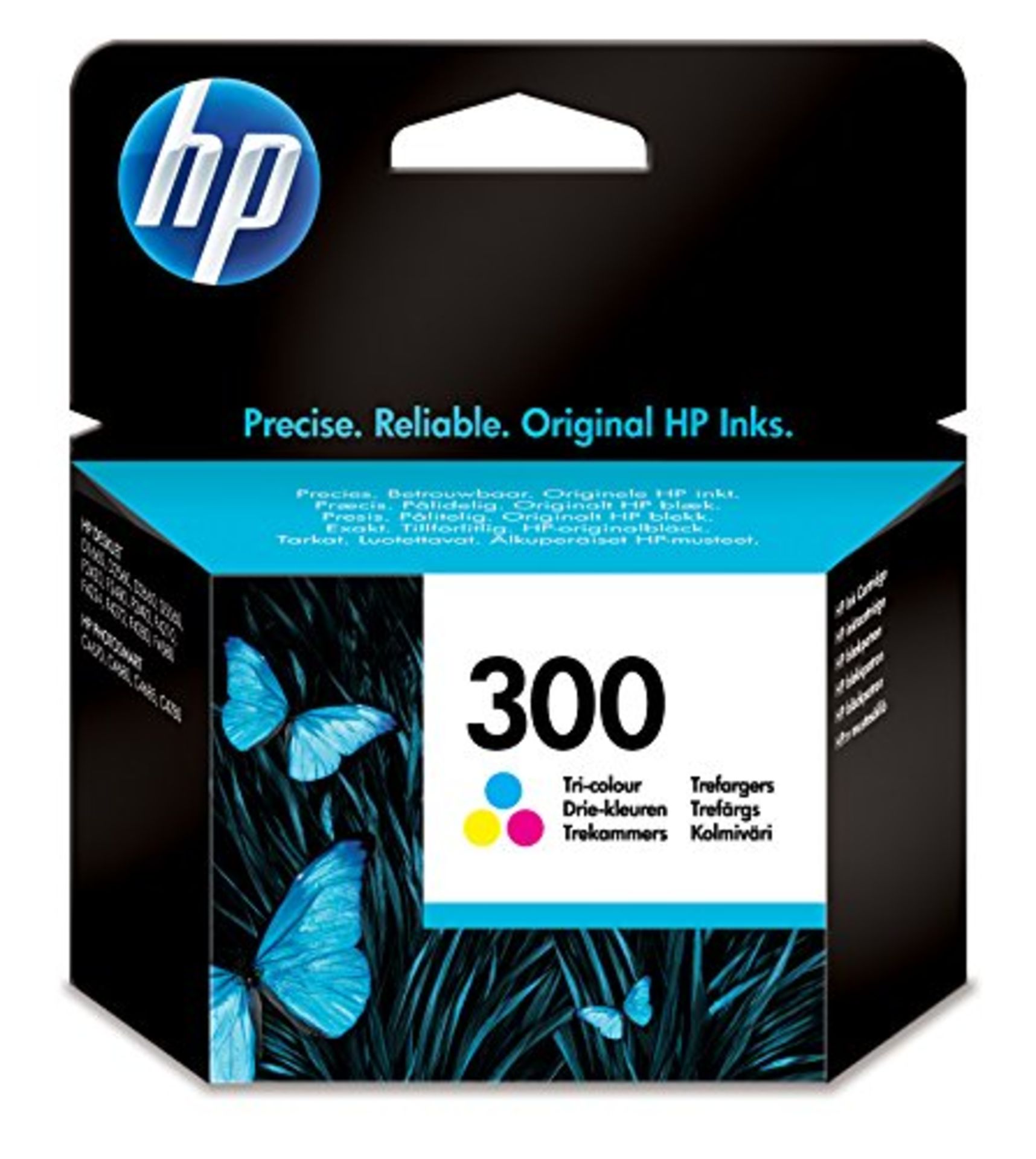 HP 300 Tri-colour Ink Cartridge Yellow  8 High Capacity Compatible Ink Cartridges (