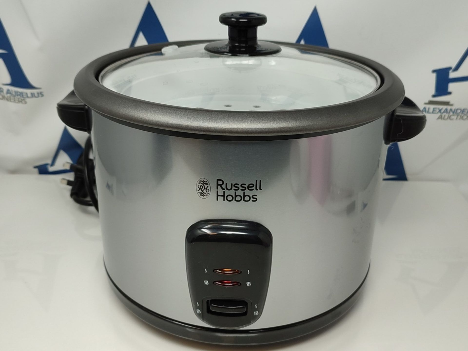 Russell Hobbs 19750 Rice Cooker and Steamer, 1.8L, Silver - Image 3 of 3