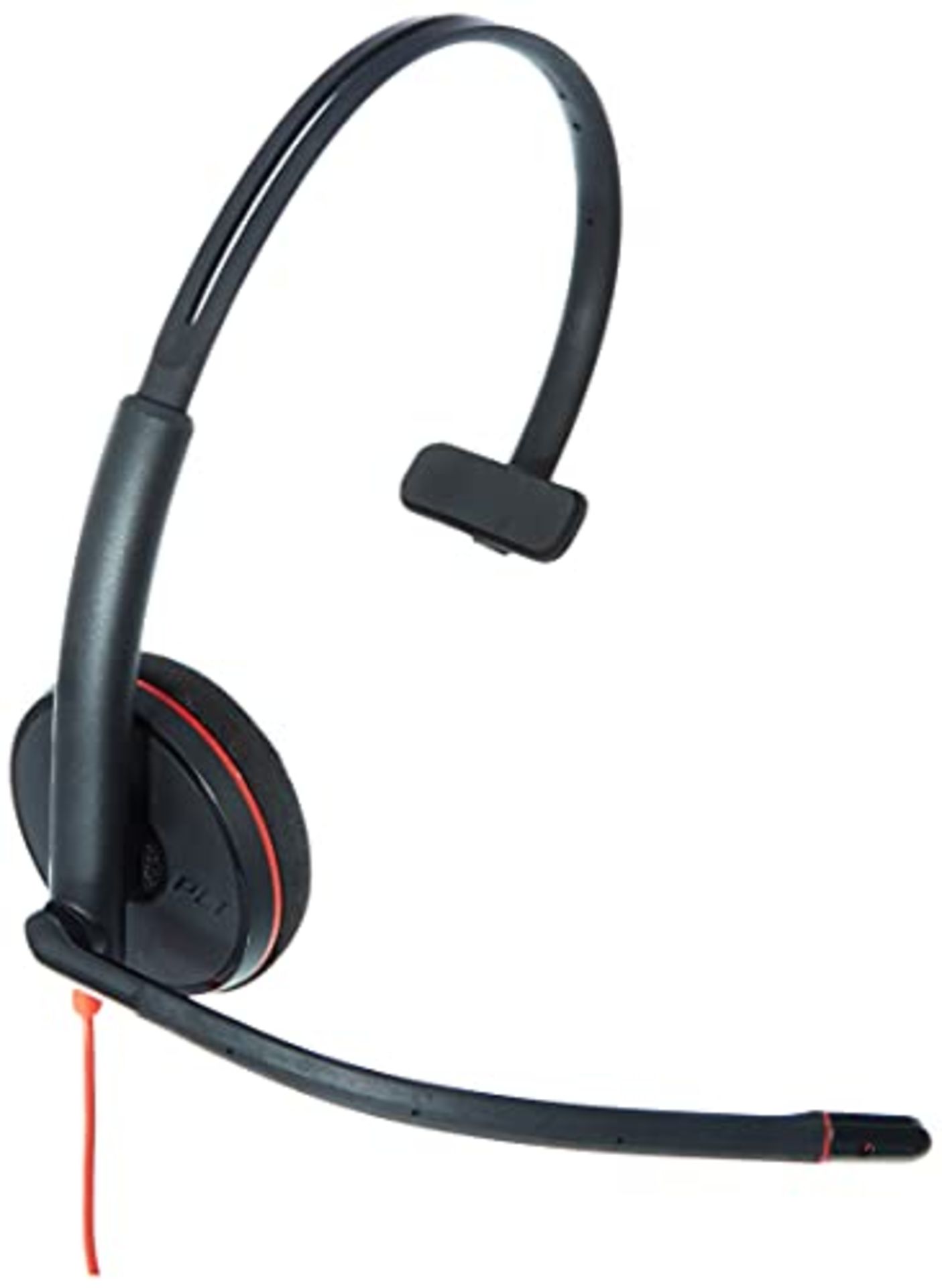 Plantronics - Blackwire 3210 - Wired Single-Ear (Mono) Headset with Boom Mic - USB-C t