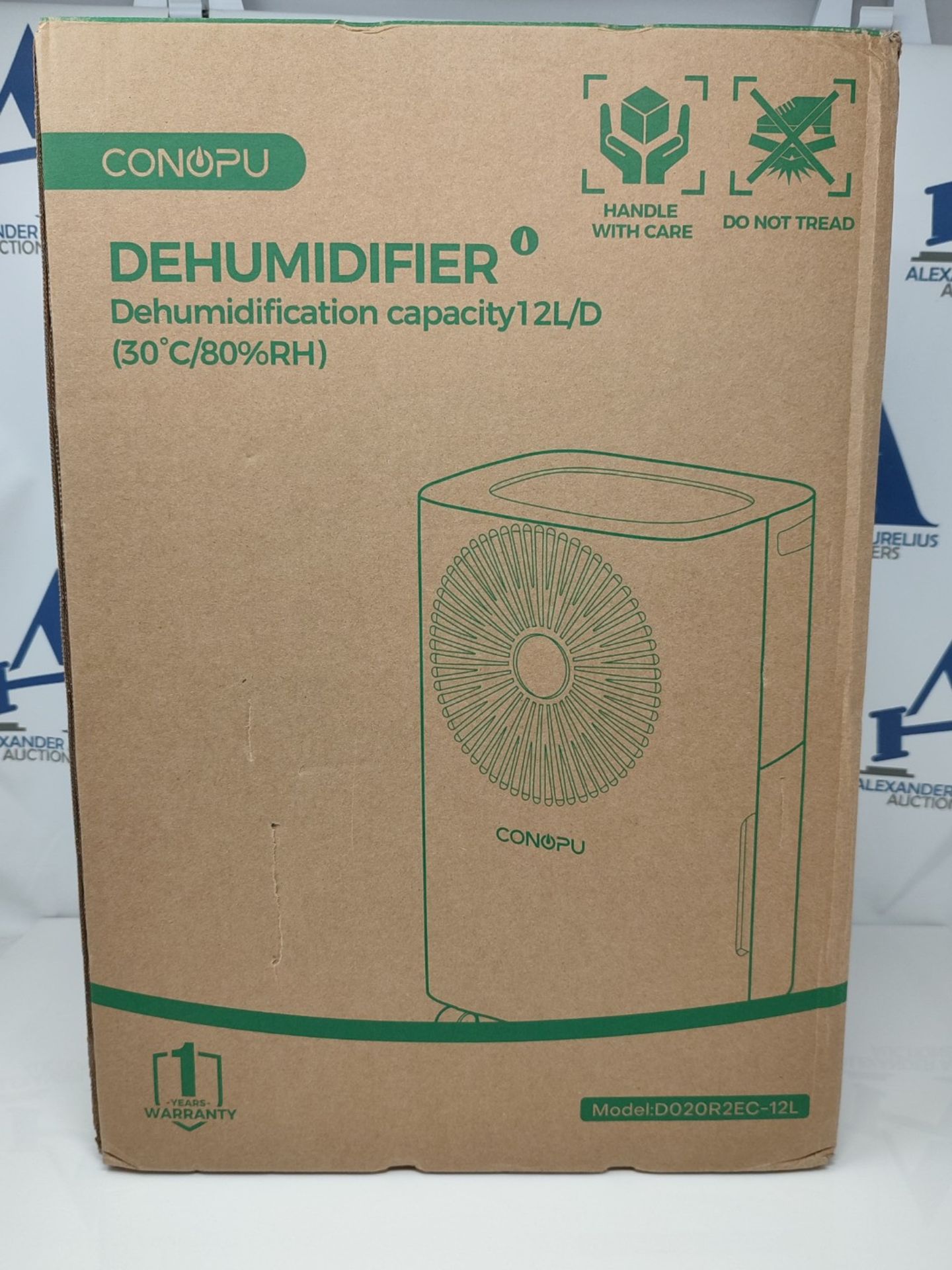 RRP £159.00 CONOPU Dehumidifier 12L/Day, Automatic Dehumidification, 24h Timer, Continuous Drainag - Image 3 of 3
