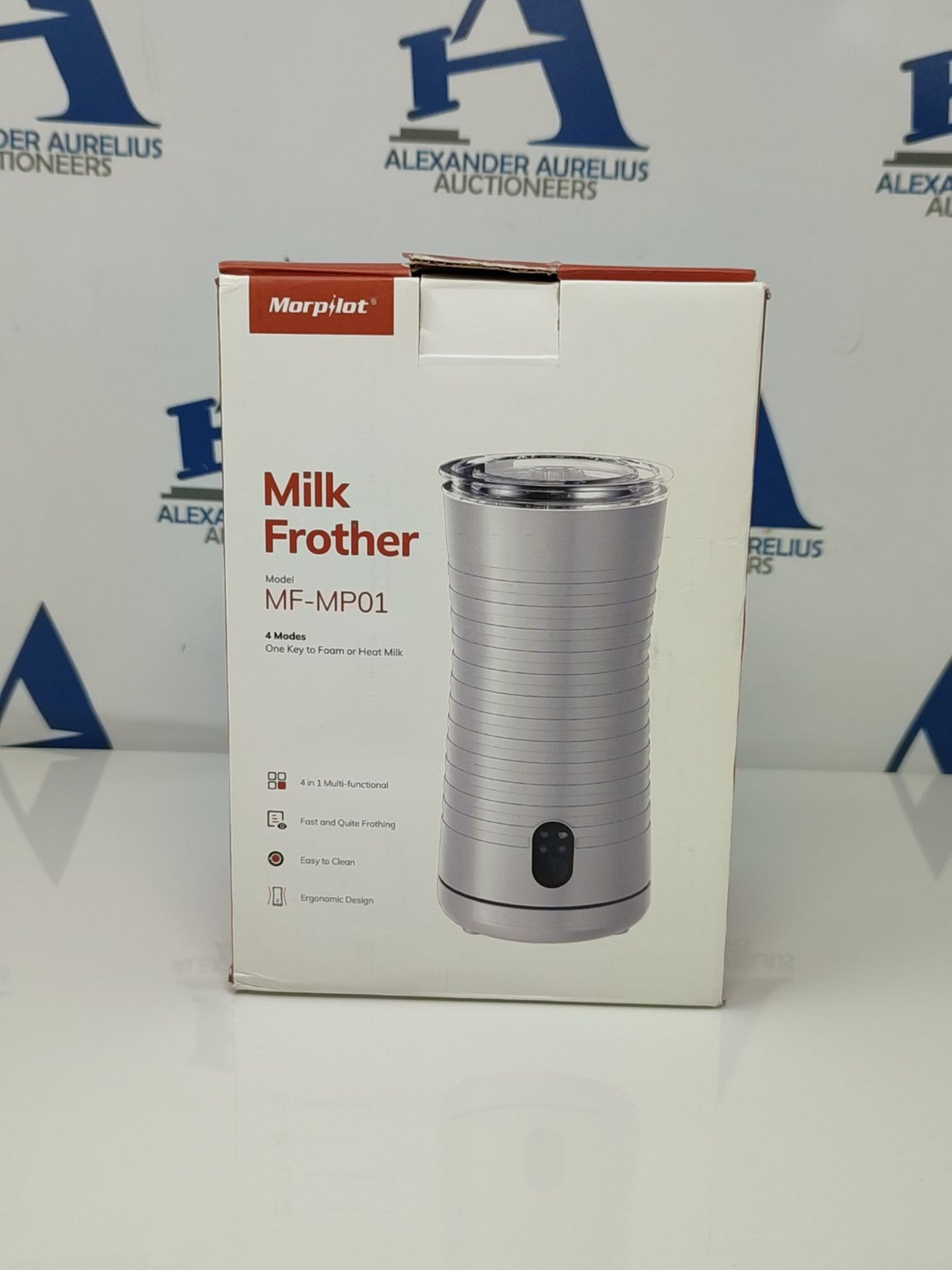 Morpilot Milk Frother, 4 in 1 Electric Milk Frothers|Hot & Cold Milk Foamer| Automatic - Image 2 of 3