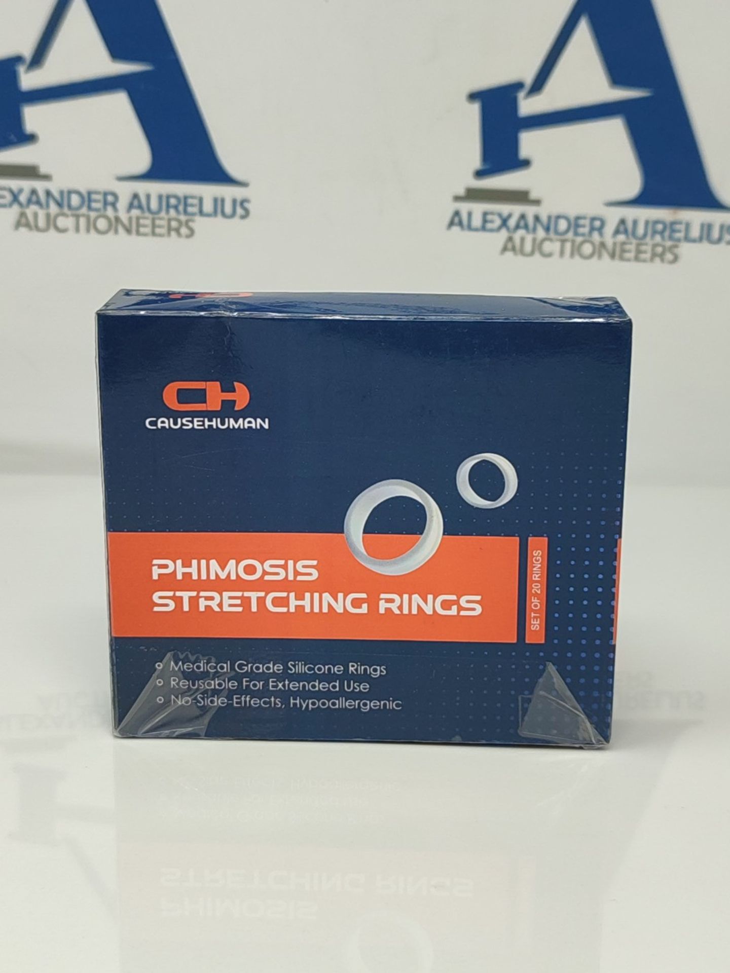 CauseHuman Phimosis Stretching Rings Set (20 Rings) - Medical Grade Silicone for Safe - Bild 2 aus 3