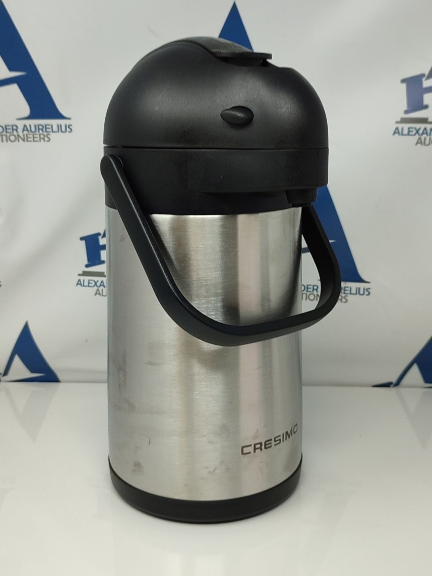 Thermos Jug 2.2L - Coffee Carafe Vacuum Jug | Stainless Steel Pump Flask to Keep Drink - Image 3 of 3