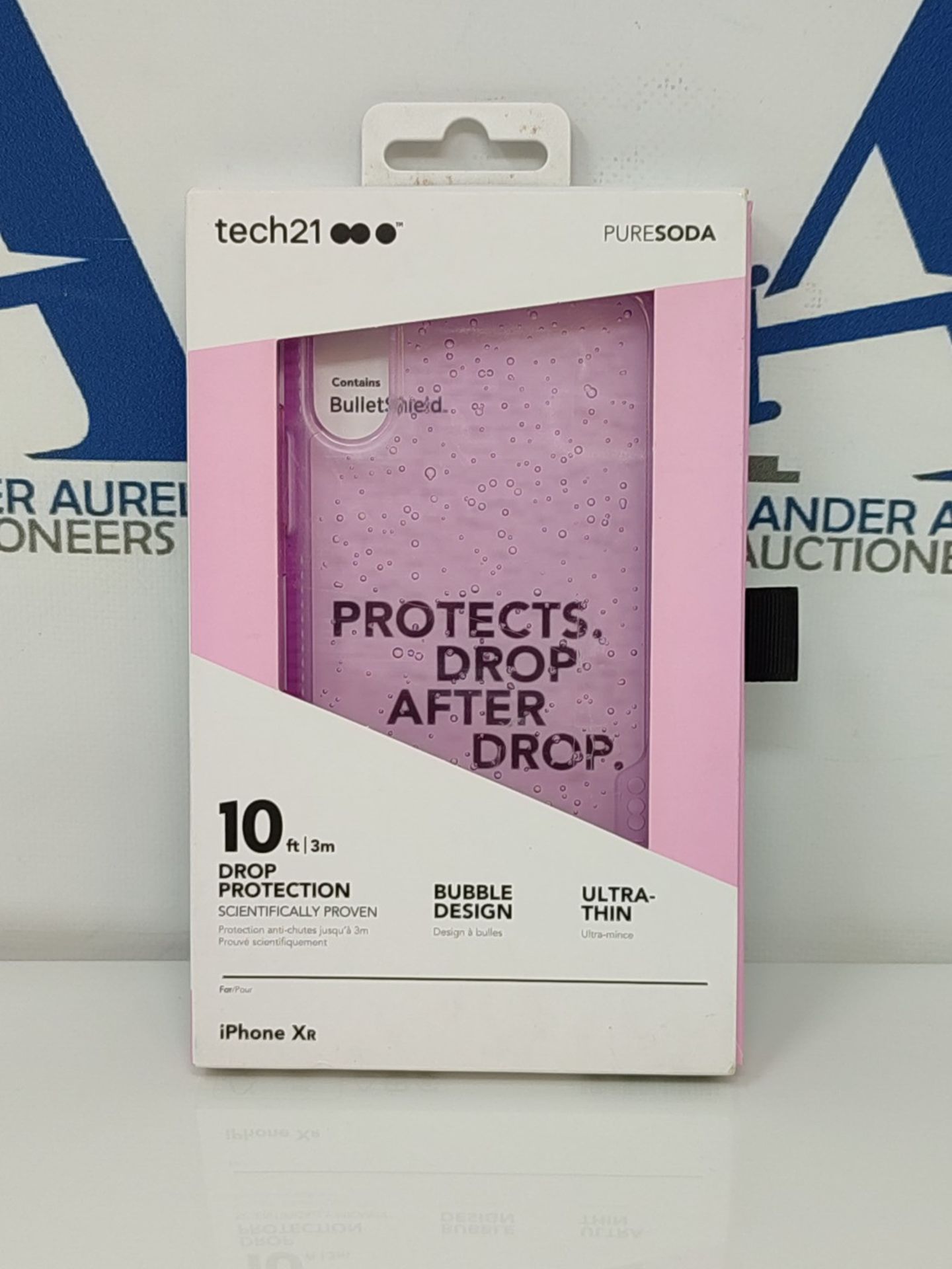 tech21 Pure Soda Case for Apple iPhone XR Purple - Image 2 of 3