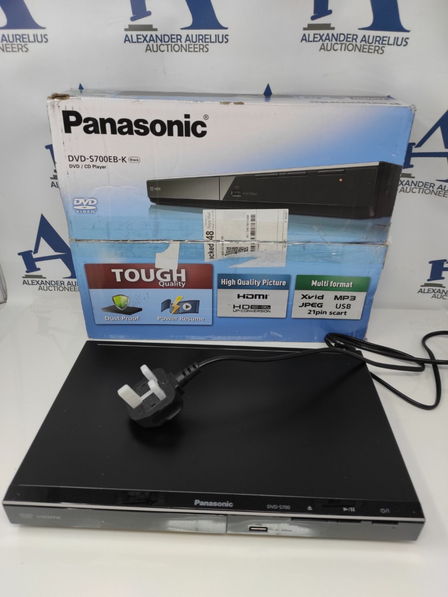 Panasonic DVD-S700EB-K DVD Player with Multi Format Playback - Image 2 of 2