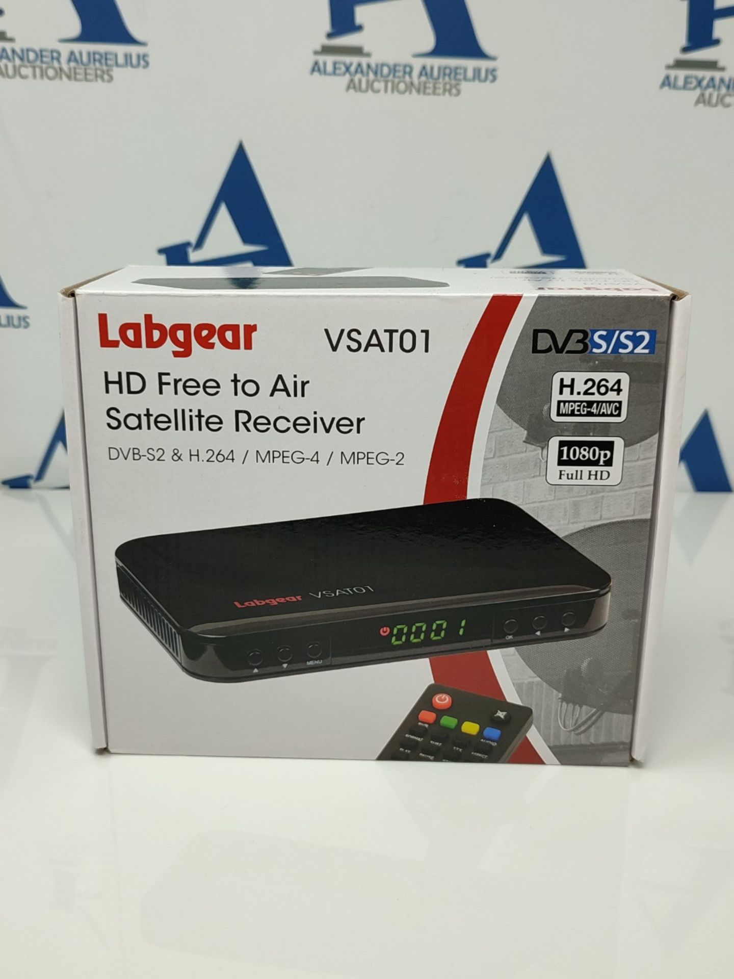 Labgear VSAT01 HD Free-to-Air Satellite Receiver, DVB-S2 & H.264 / MPEG-4 / MPEG-2 - Image 2 of 3