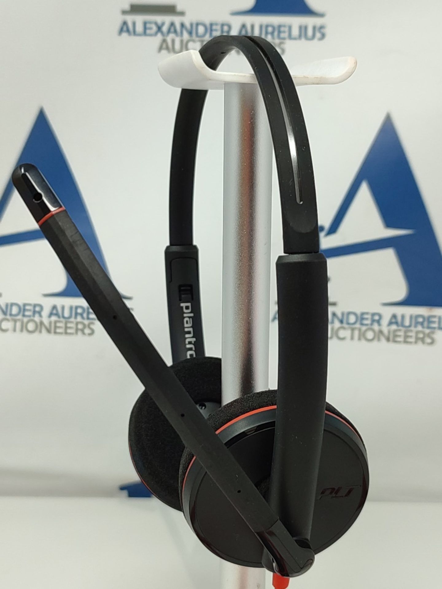 Plantronics - Blackwire 3220 USB-A Wired Headset - Dual Ear (Stereo) with Boom Mic - C - Image 2 of 3