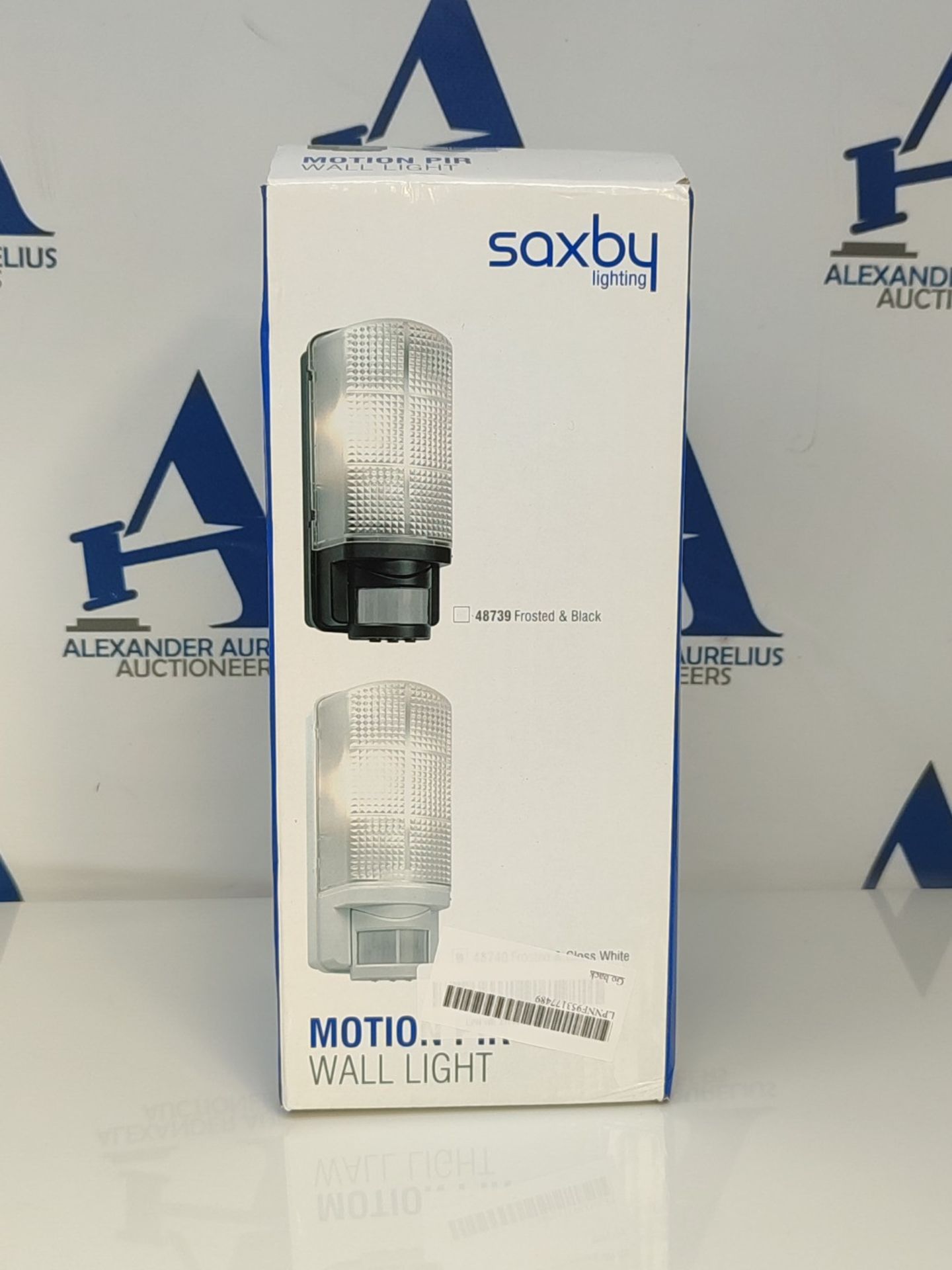 Saxby Rh60 Outside Sensor Light - Mains Powered Wall Outdoor Pir Wall Lights (White Fi - Image 2 of 3
