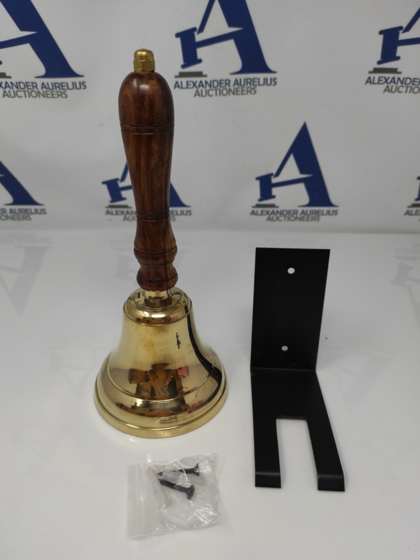 ARSUK Hand Bell for Adults, Wooden Handle Large Ringing Call Bells for Sick Person, Se - Bild 2 aus 2