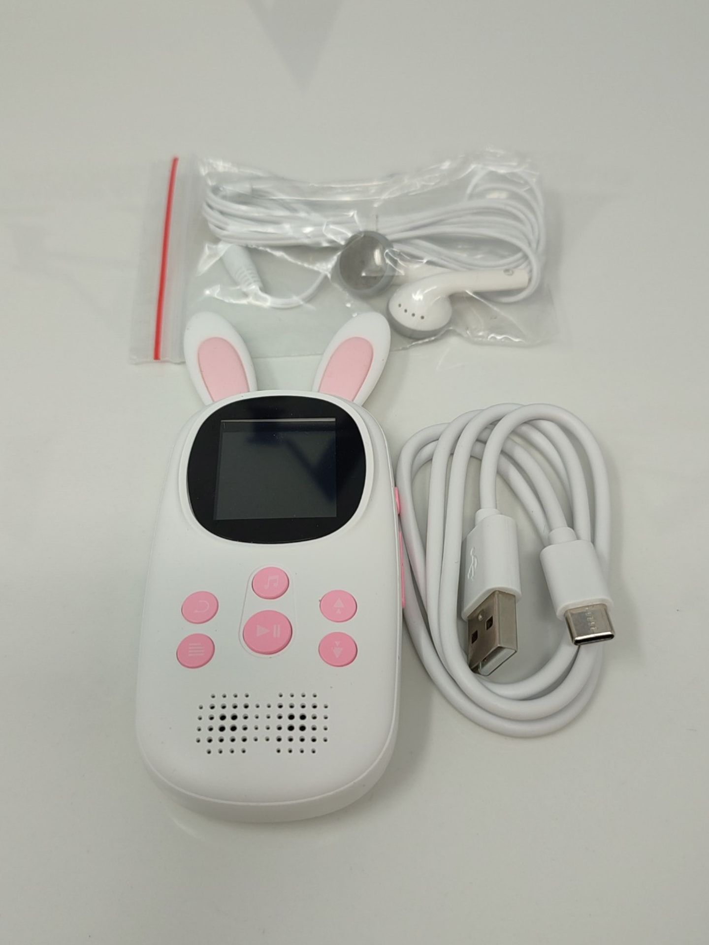 16GB Music MP3 Player for Kids, Cute Bunny Kids Music MP3 Player with Bluetooth, MP3 & - Bild 2 aus 2