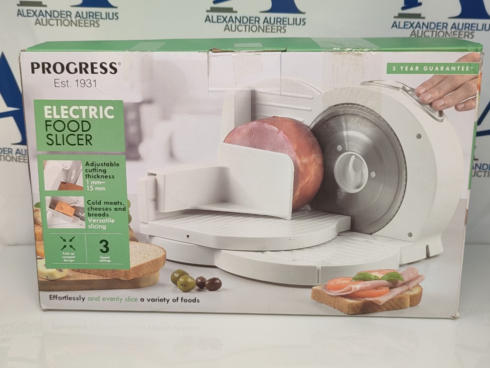 RRP £60.00 Progress EK3683P Electric Meat Slicer  Deli Food Cutter Machine for Bread/Cheese/Co - Bild 2 aus 3