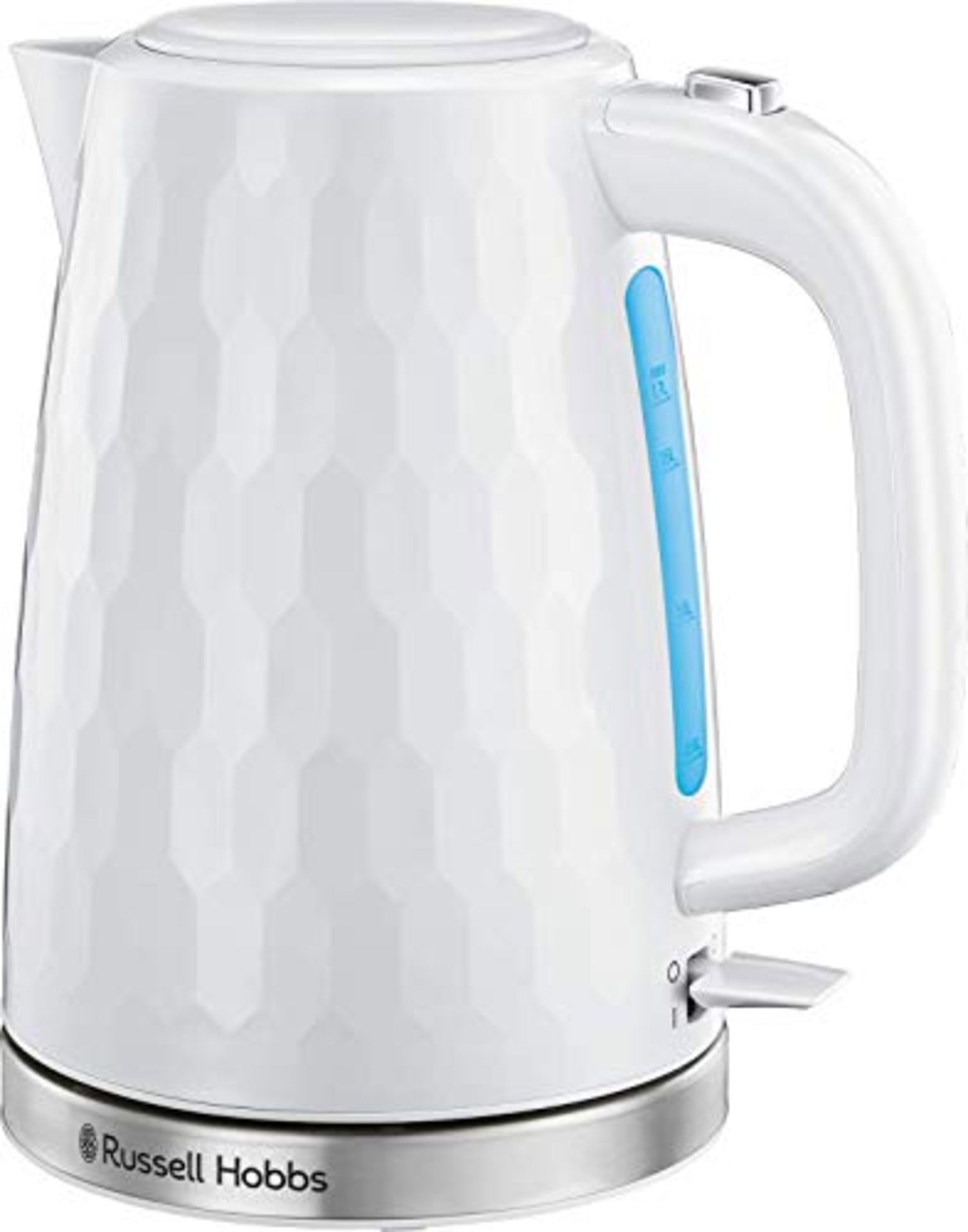 Russell Hobbs 26050 Cordless Electric Kettle - Contemporary Honeycomb Design with Fast