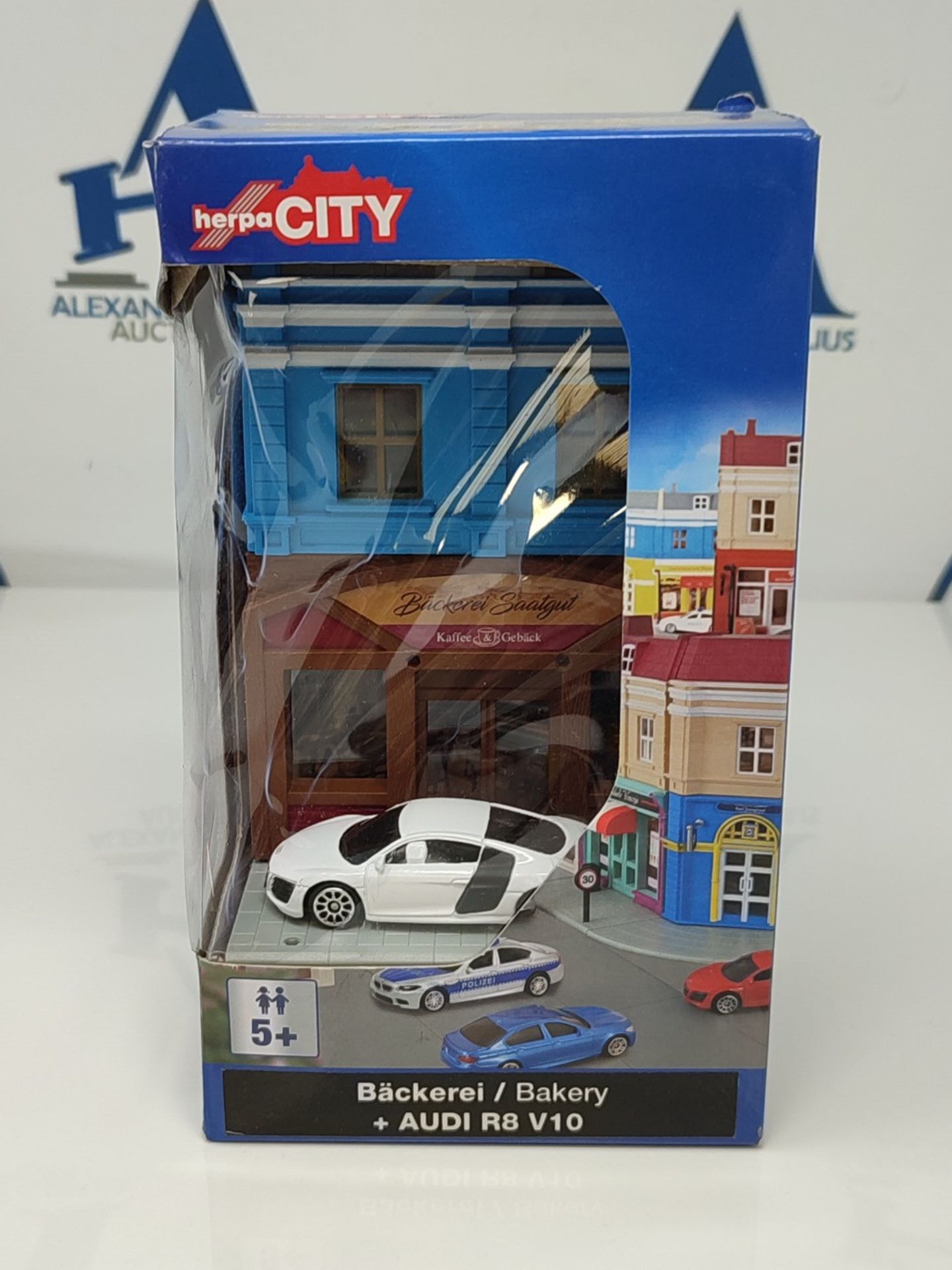 Herpa 800013, Playing City: Bakery with Porsche for crafts, games and gifts, multicolo - Bild 2 aus 3