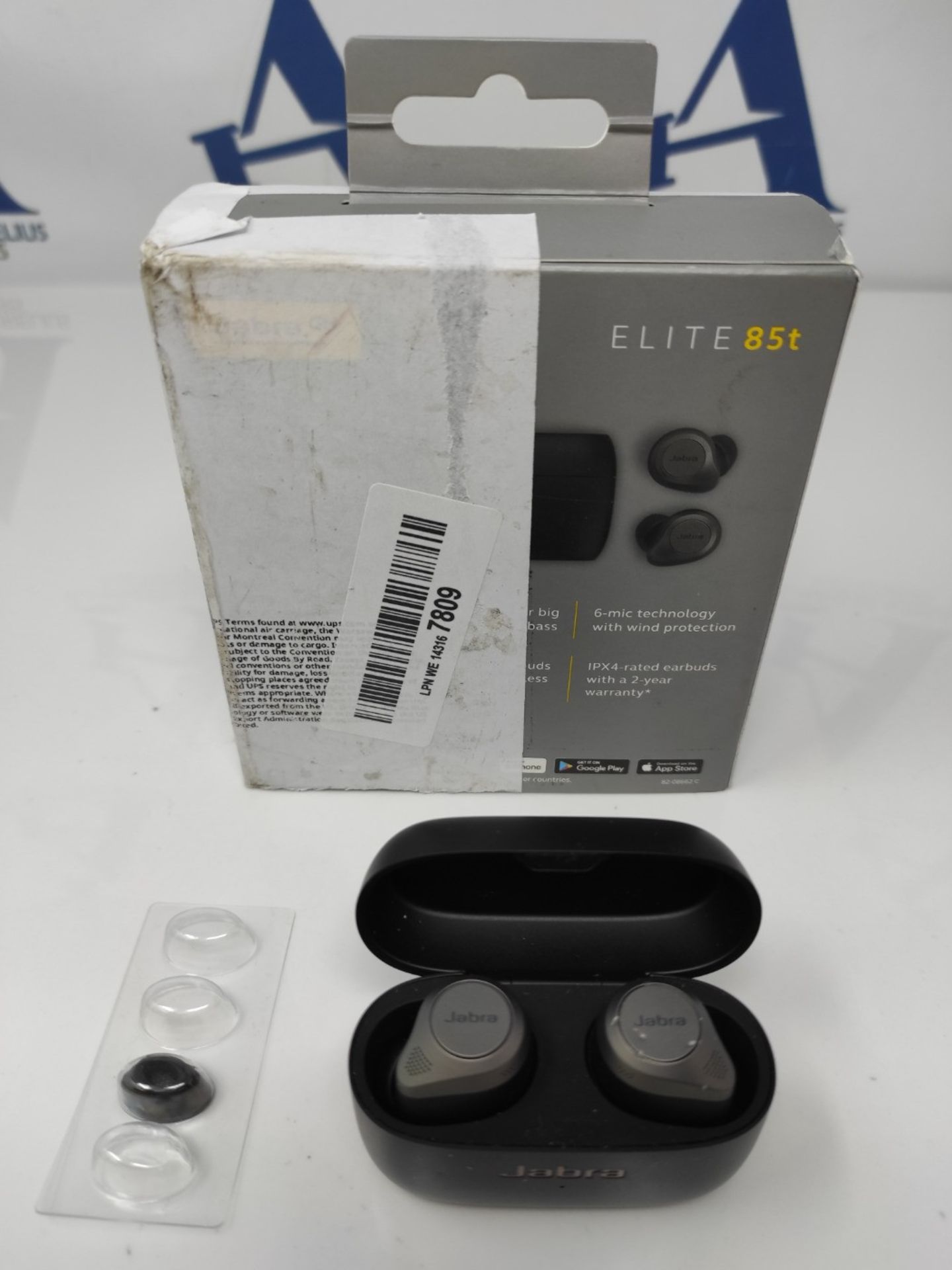 RRP £139.00 Jabra Elite 85t True Wireless Earbuds - Jabra Advanced Active Noise Cancellation with - Image 2 of 2