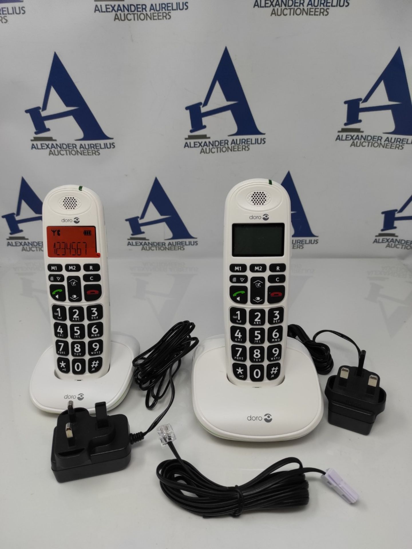 Doro PhoneEasy 100W DECT Cordless Phone with Amplified Sound and Big Buttons, NO Answe - Image 2 of 3