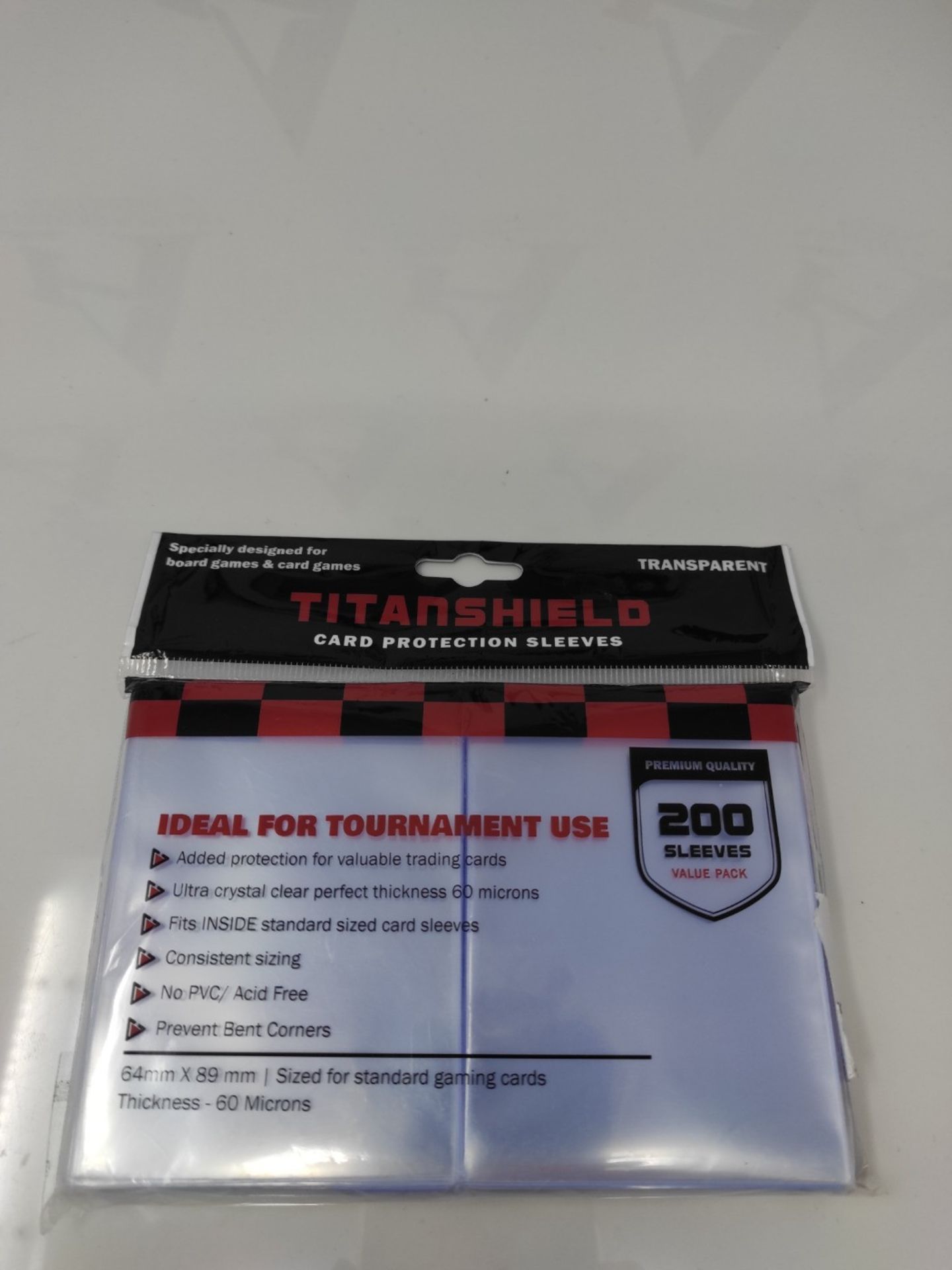TitanShield (5 Packs of 200s /Total 1000 Sleeves) Inner Sleeve Protectors Perfect Size - Image 2 of 2