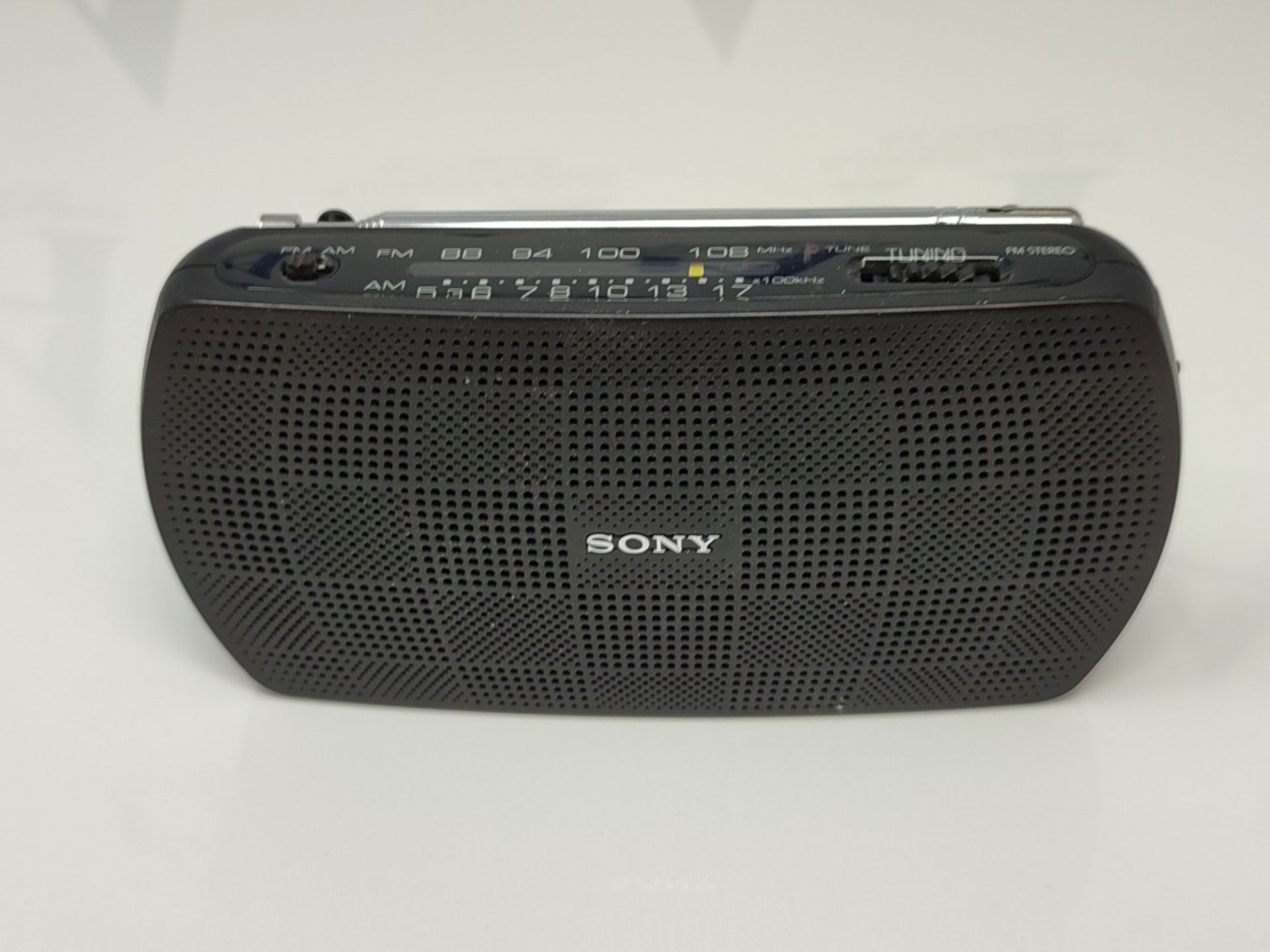 Sony SRF-18 AM/FM Portable Radio - Black - Bild 2 aus 3